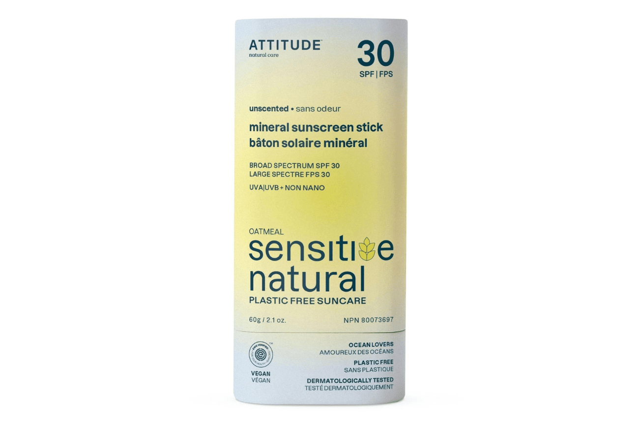 ATTITUDE Sensitive Mineral Cream Sunscreen Stick
