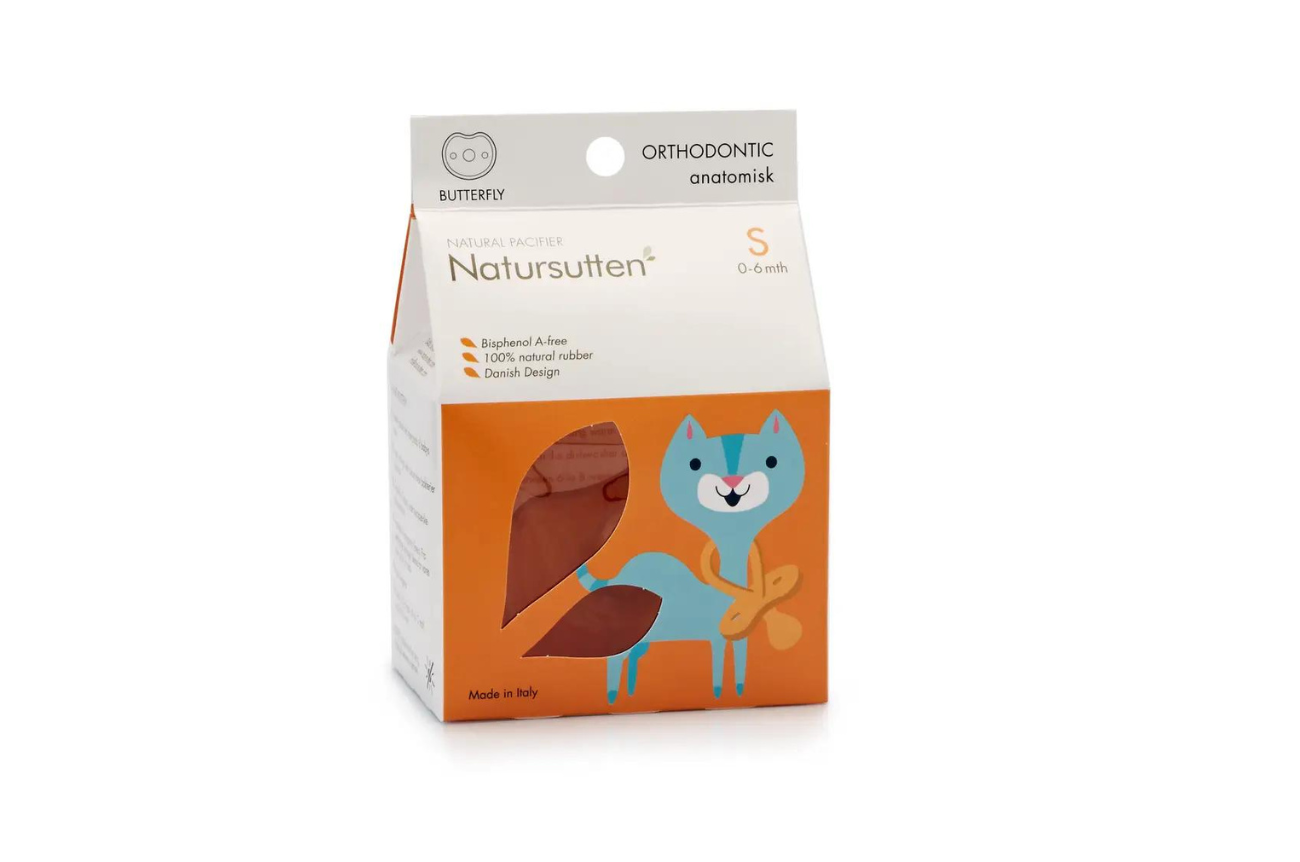 Natural Rubber Ortho Pacifier Natursutten - Main Image
