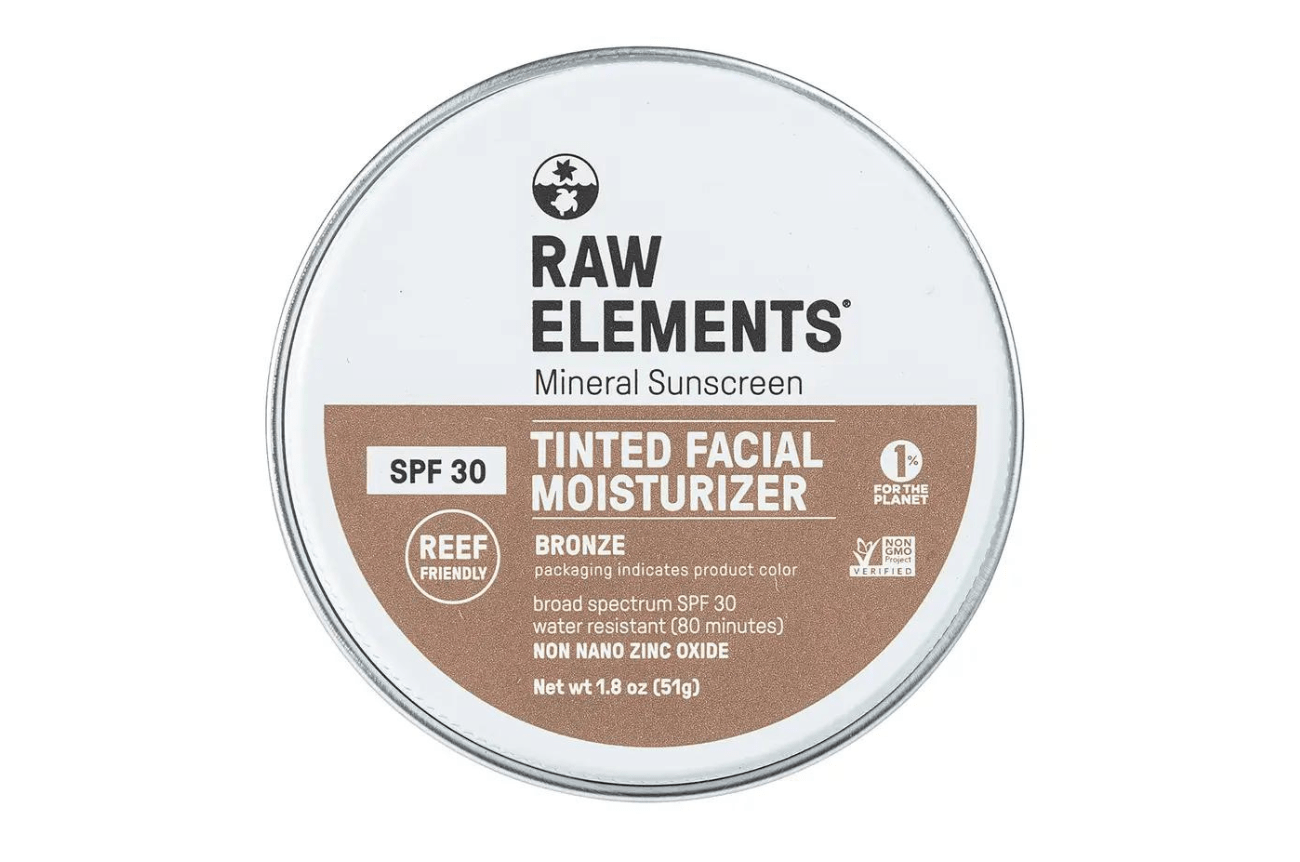 Raw Elements Tinted Facial Moisturizer Sunscreen SPF 30+
