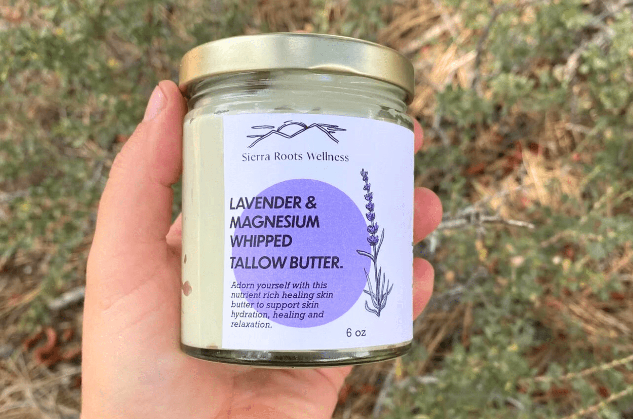 Sierra Roots Wellness Lavender & Magnesium Whipped Tallow Butter