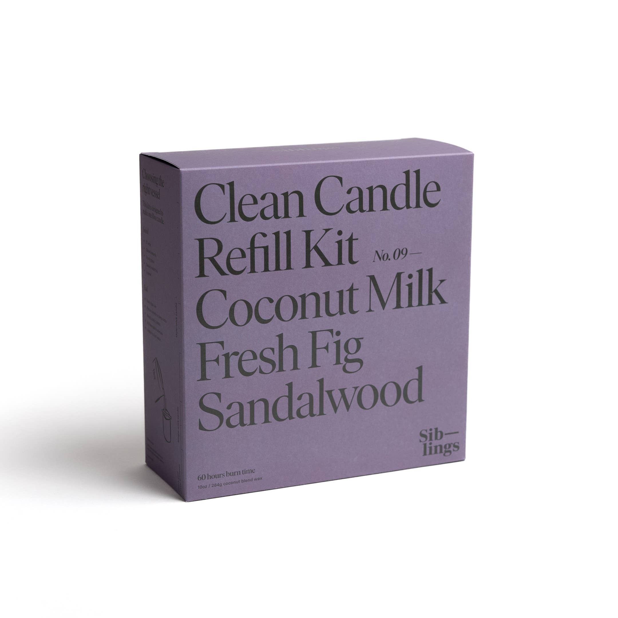 No 09 — Coconut Milk, Fresh Fig, Sandalwood | Candle Refill