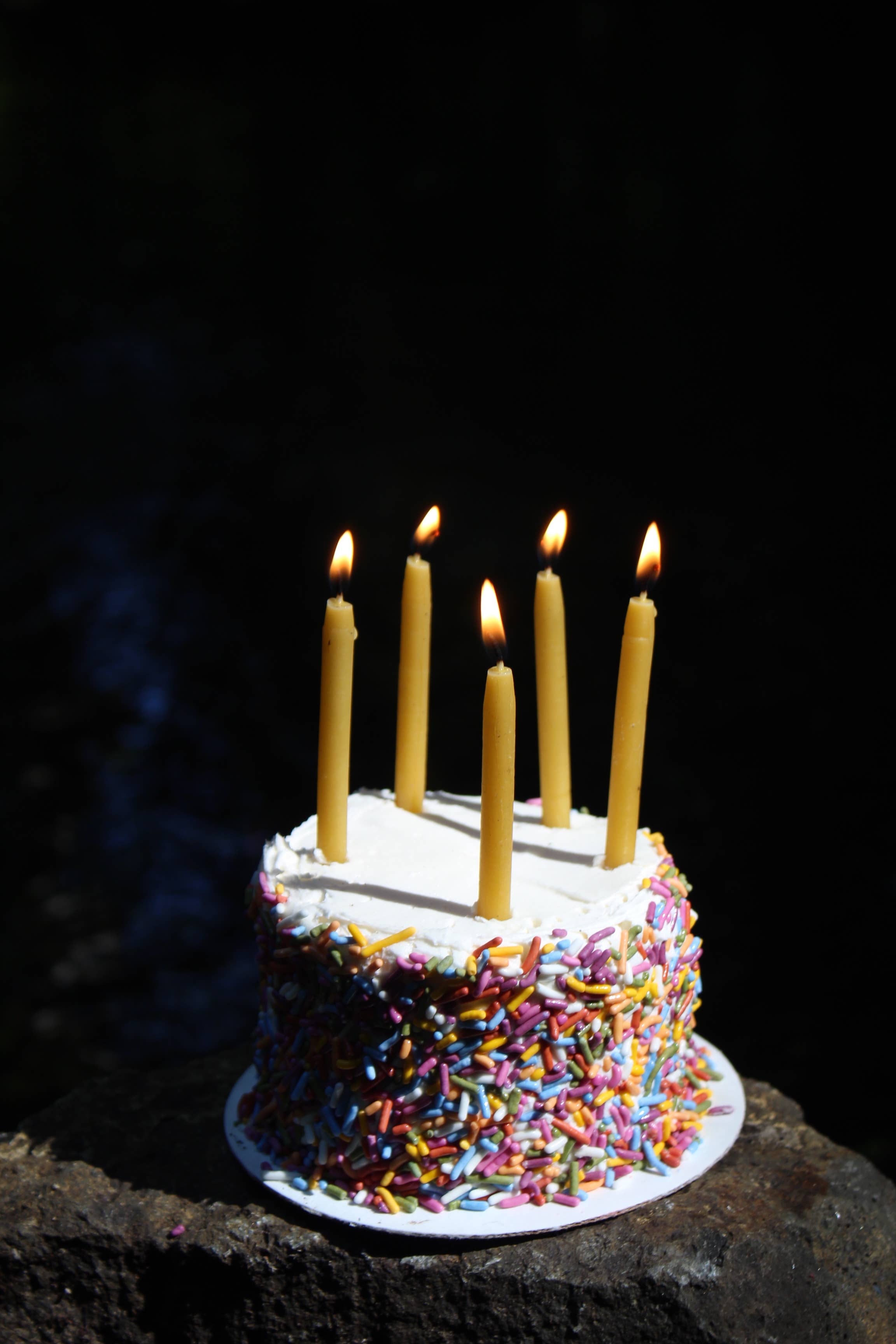 Beeswax Birthday Candles | Set of 12