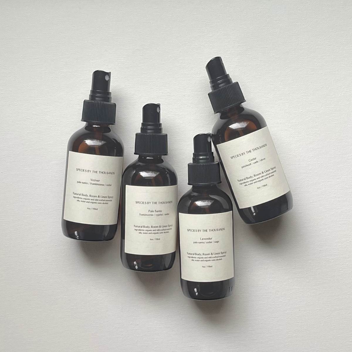 Essential Oil Body, Room & Linen Spray | Species By The Thousands