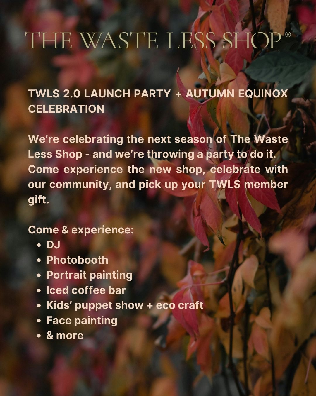 TWLS 2.0 + Autumn Equinox Celebration