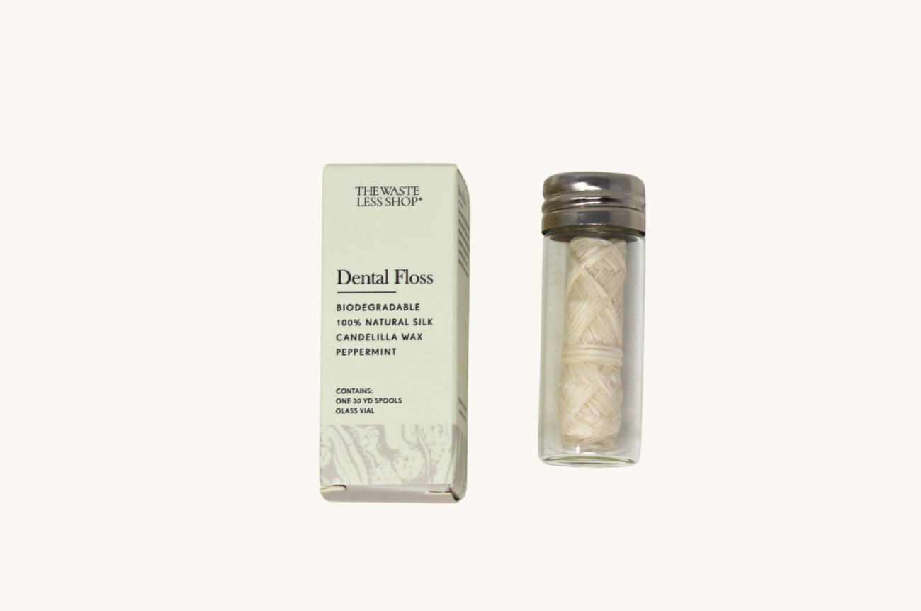 Silk Dental Floss – Glass Vial & Refill