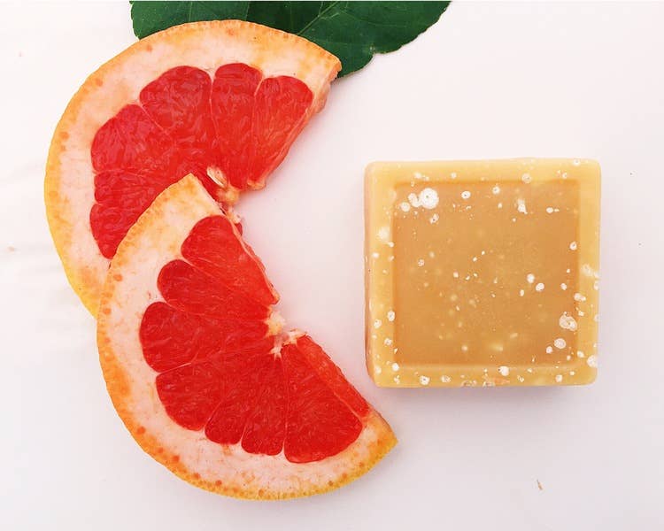 Bar Soap – Salted Grapefruit Goat’s Milk Soap | Natural, Moisturizing, and Chemical-Free