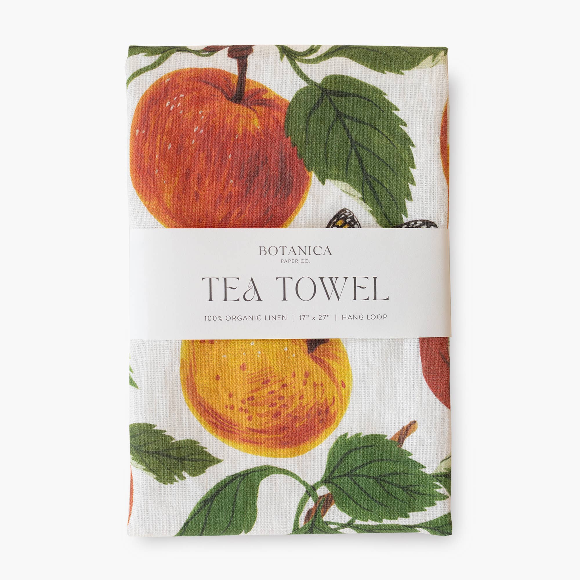 LINEN TEA TOWEL | APPLE ORCHARD