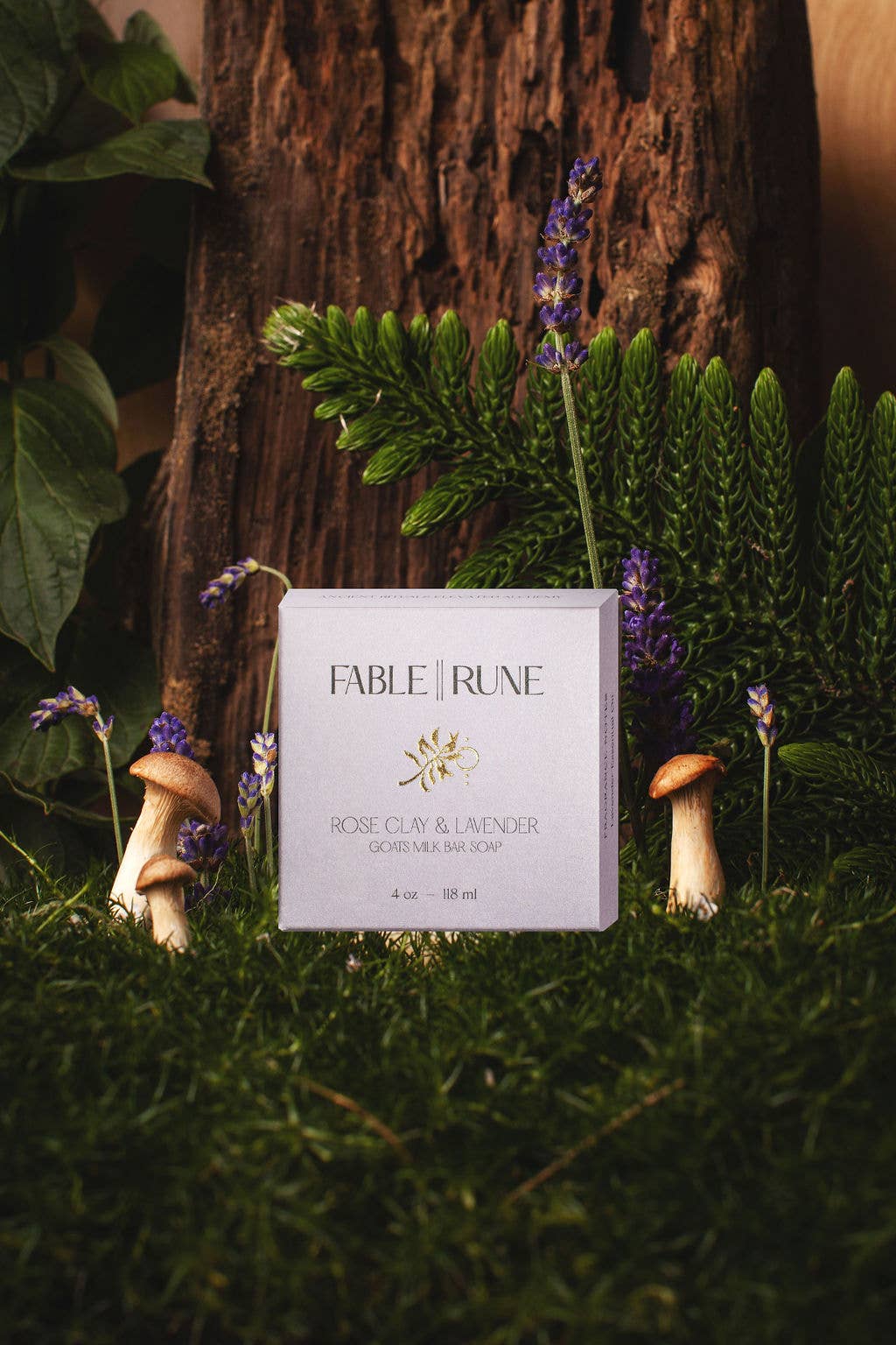 Bar Soap – Rose Clay & Lavender Goat’s Milk Soap | Calming, Moisturizing & Gentle for Face + Body