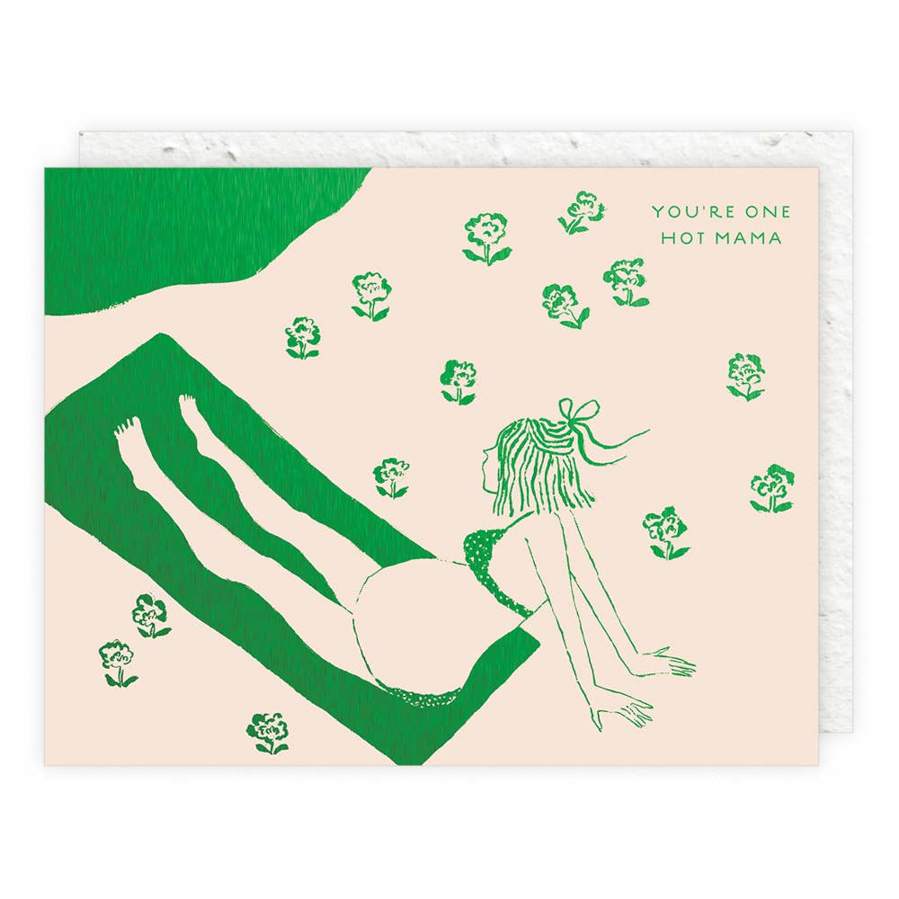 Hot Mama- Expecting Card