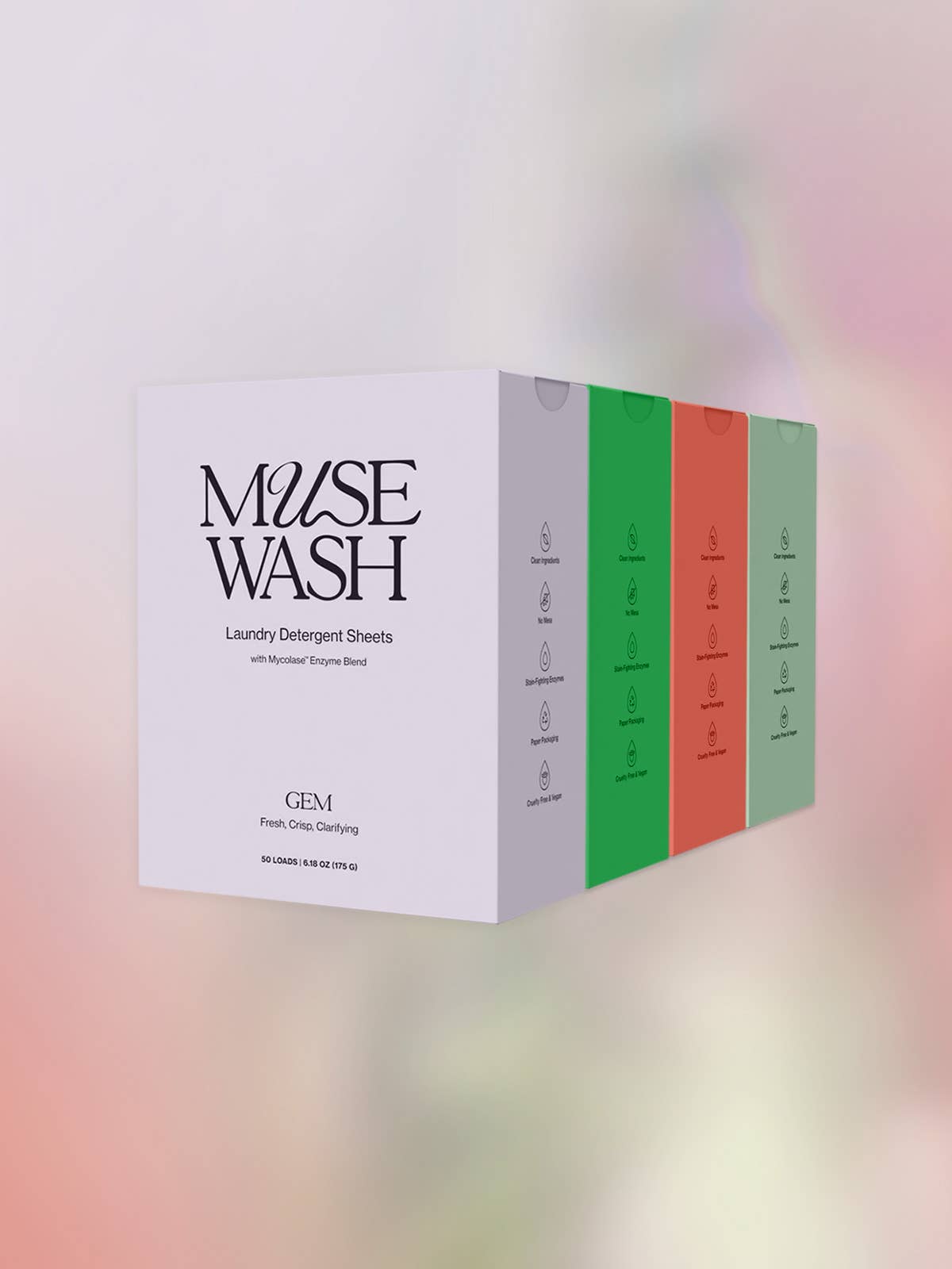 Laundry Detergent Sheets – Enzyme-Powered, Plastic-Free | MUSEWASH