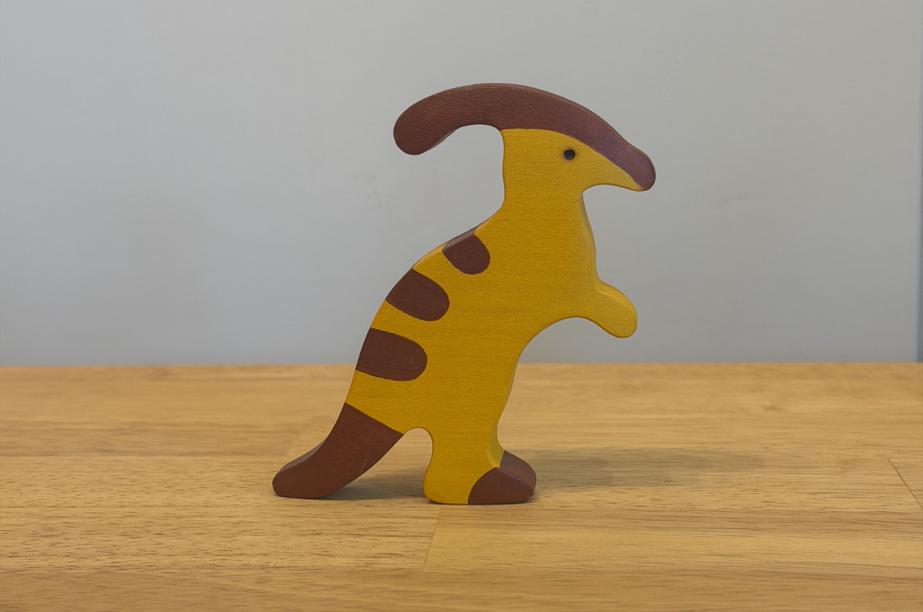 Wooden Dinosaur Figurines Toys