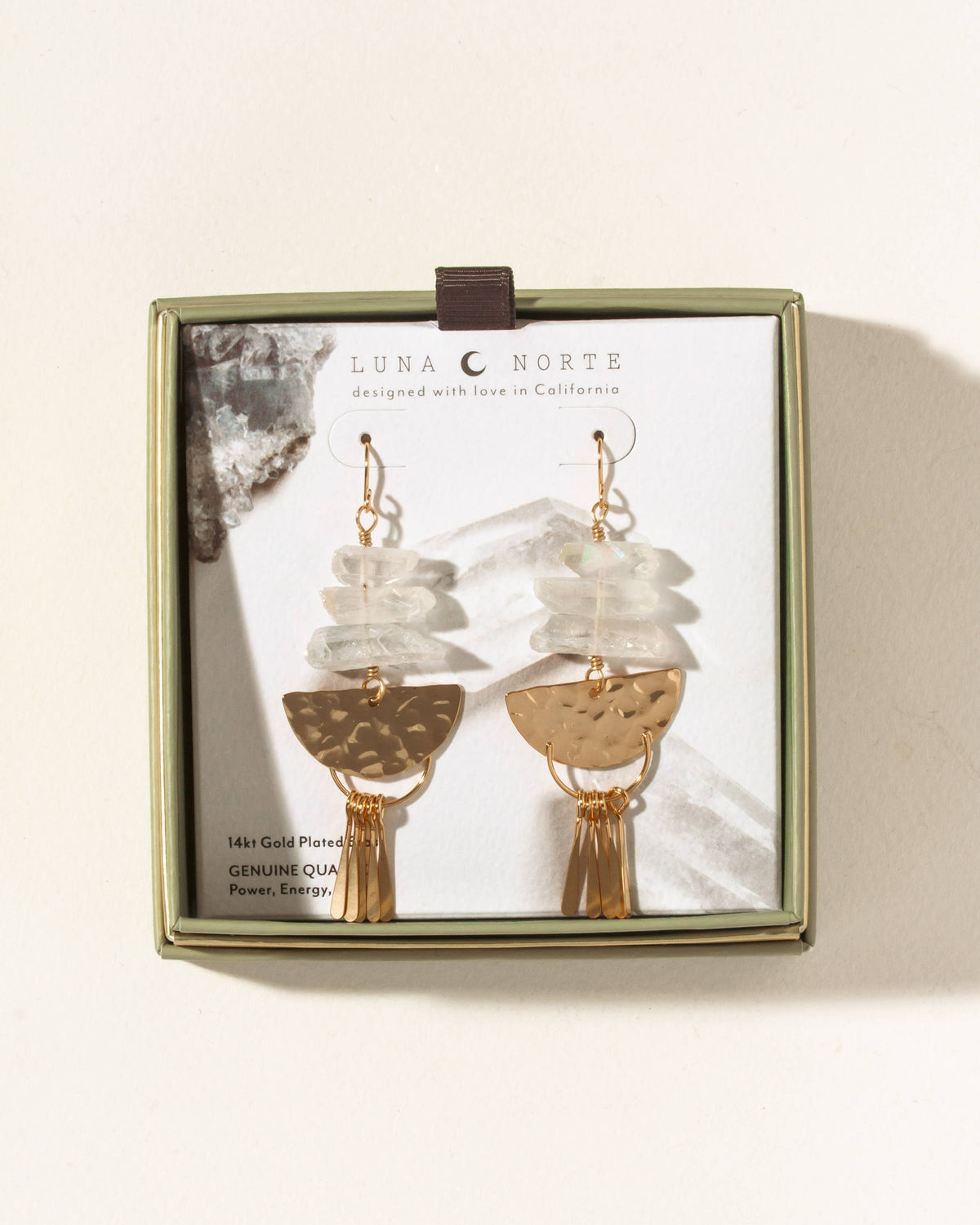 Desert Fringe Quartz Earrings
