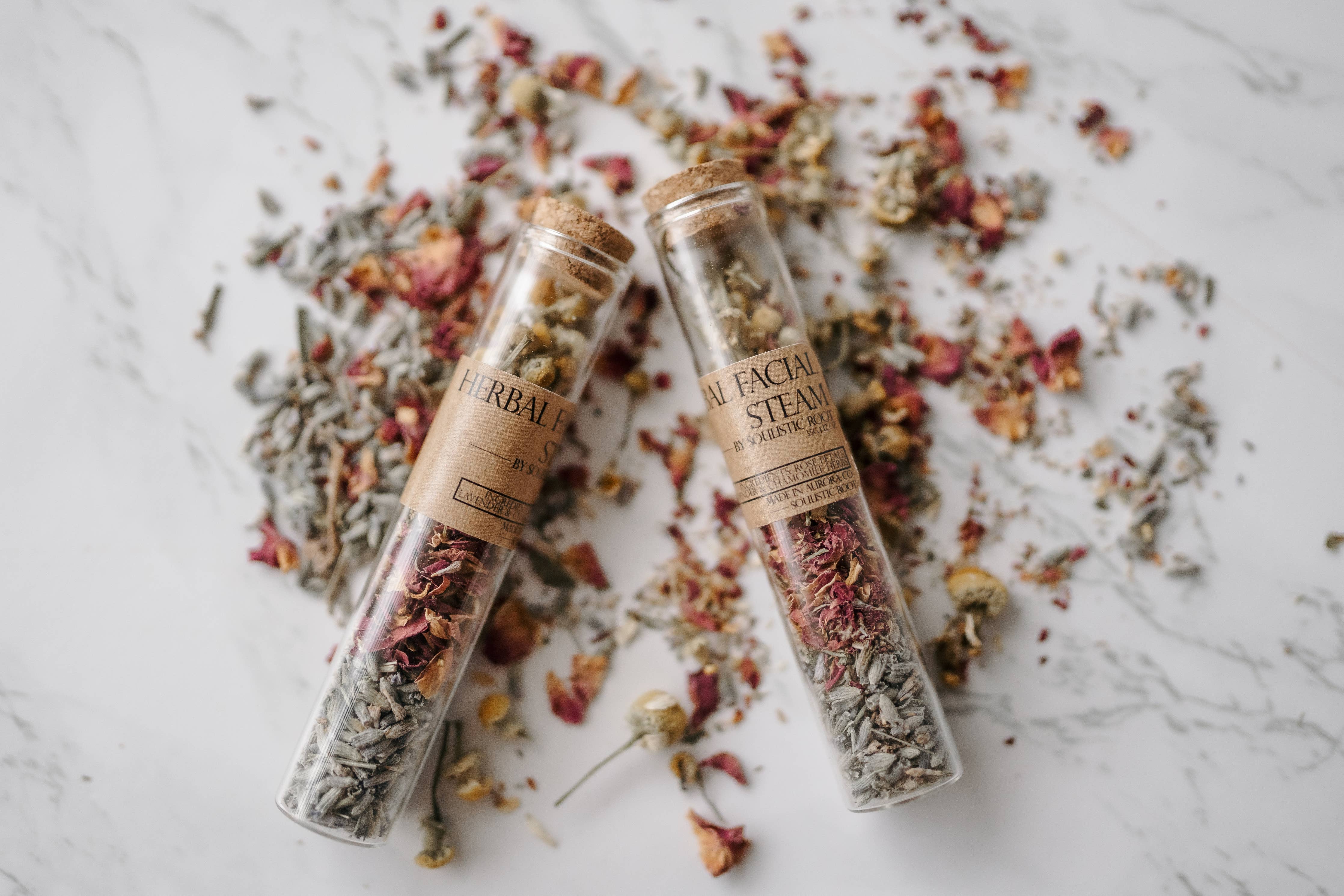 Botanical Facial Steam with Lavender, Rose & Chamomile | Herbal Self-Care Ritual