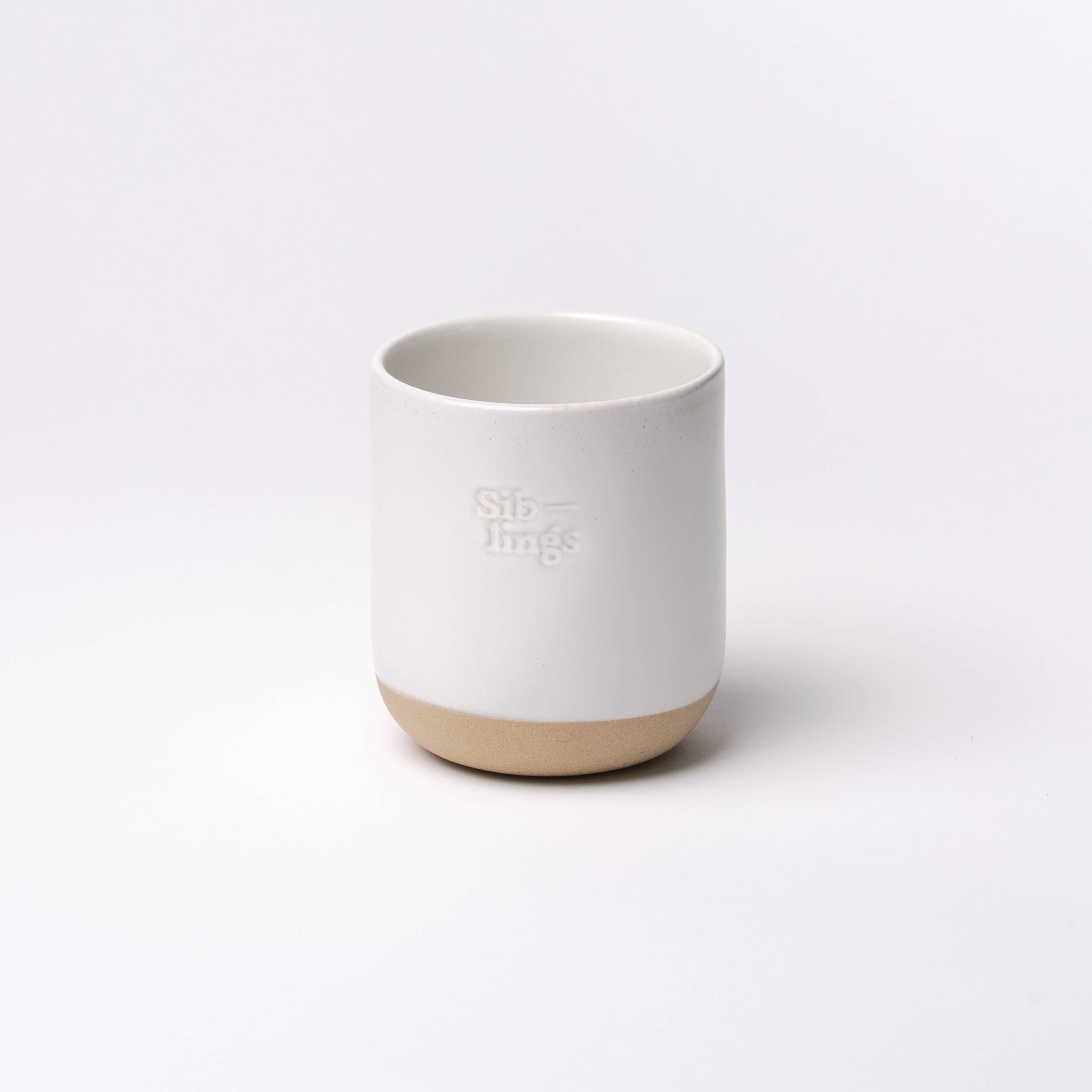 Forever Vessel in Cloud – Refillable Ceramic Candle Holder