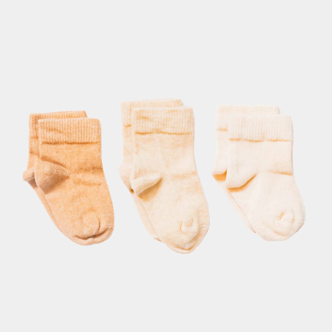 Kids' Socks, Pure (no dye) - 98% Organic Cotton (3-pack)