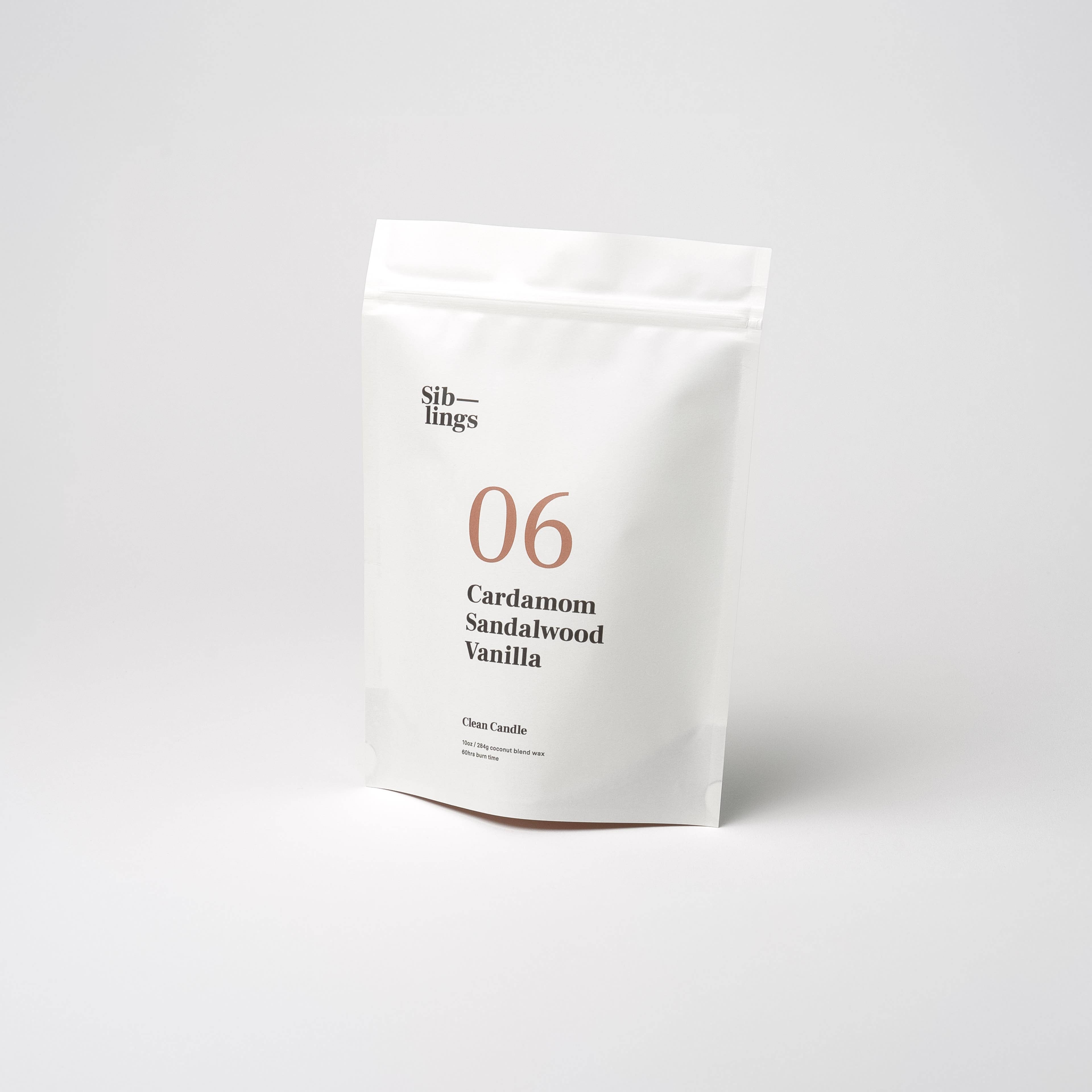 No 06 — Cardamom, Sandalwood, Vanilla | Candle Refill