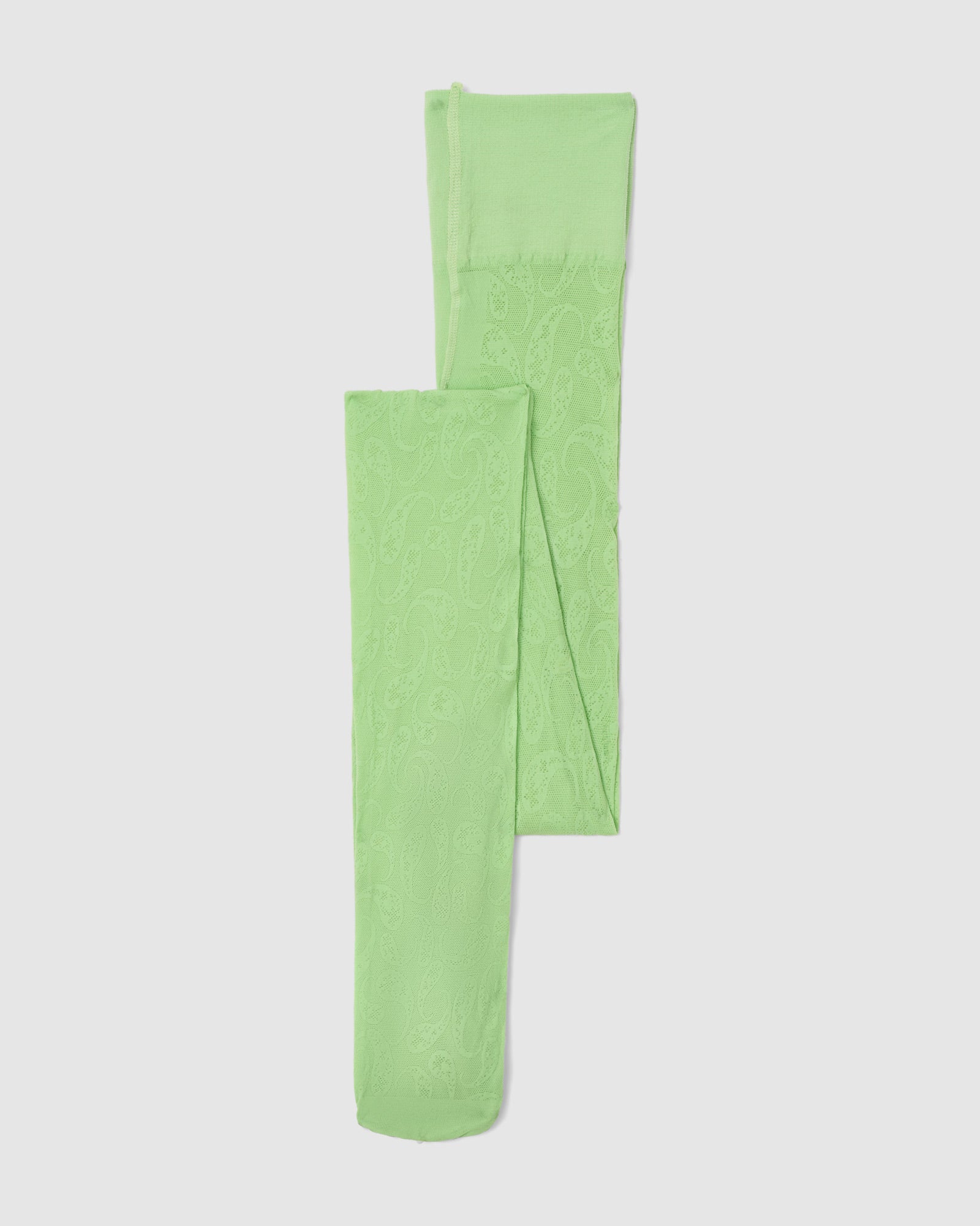 Rodebier Colab Paisley Tights - Techno Green