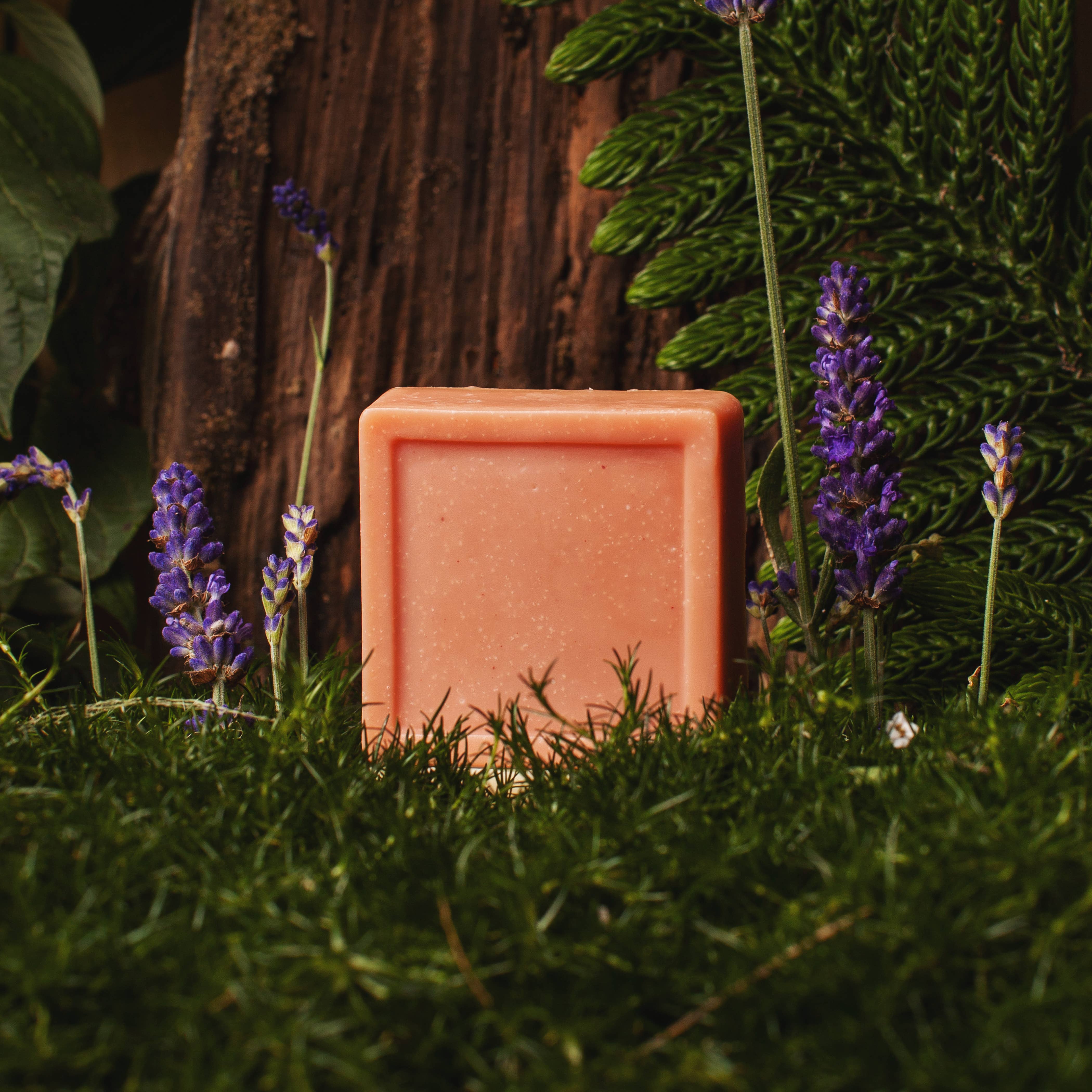 Bar Soap – Rose Clay & Lavender Goat’s Milk Soap | Calming, Moisturizing & Gentle for Face + Body