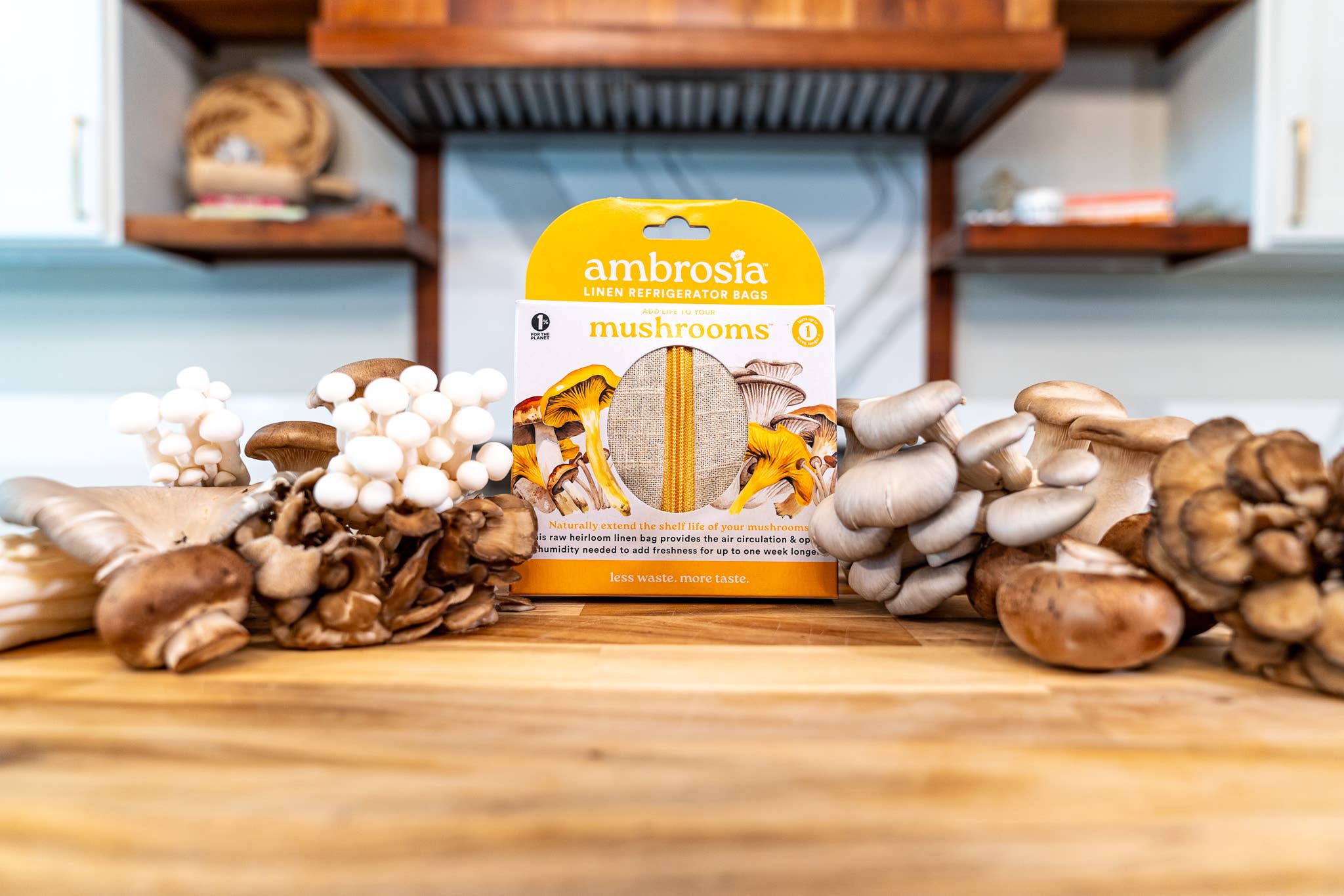 The Mushroom Bag – Reusable Linen Produce Bag