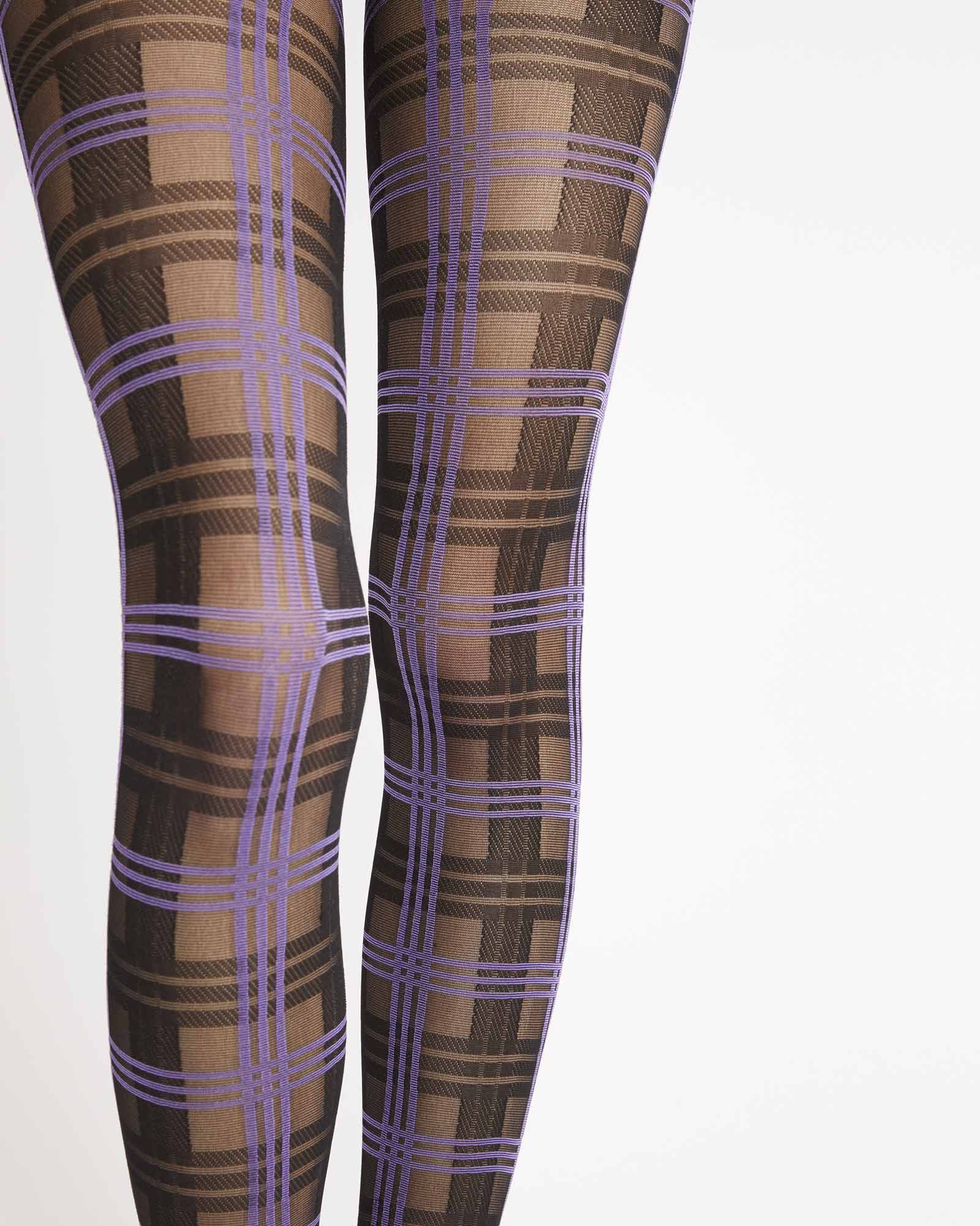 Rodebier Colab Check Tights - Black