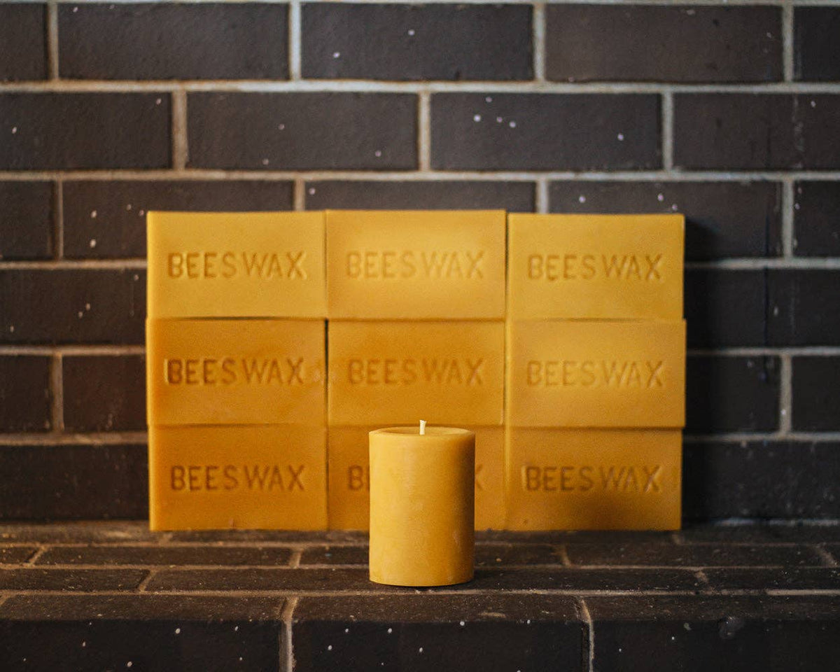 3" Classic Pillar Candles | Pure Beeswax Candles