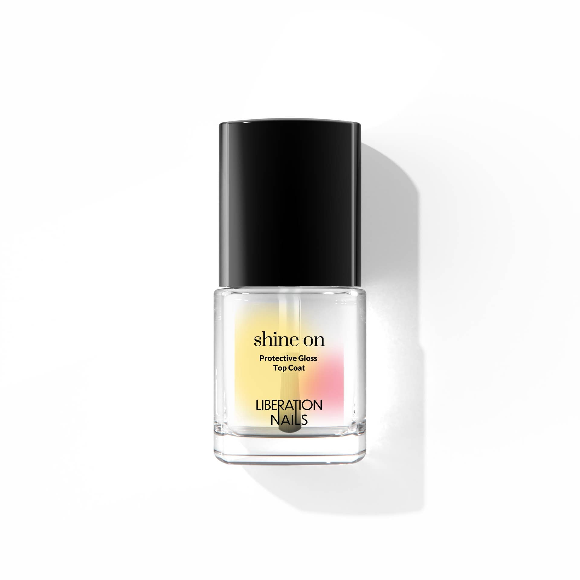 Botanical-Infused Vegan Clear Top Coat Nail Polish SHINE ON
