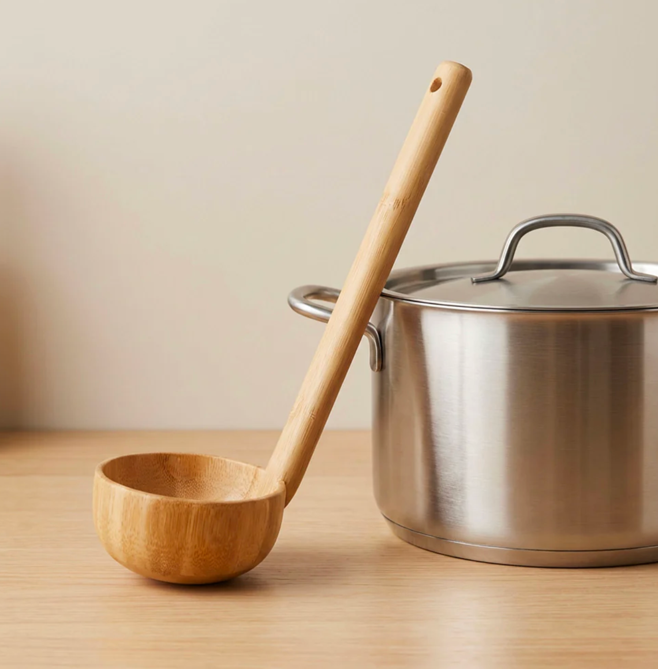 Bamboo Kitchen Utensil | Soup Ladle