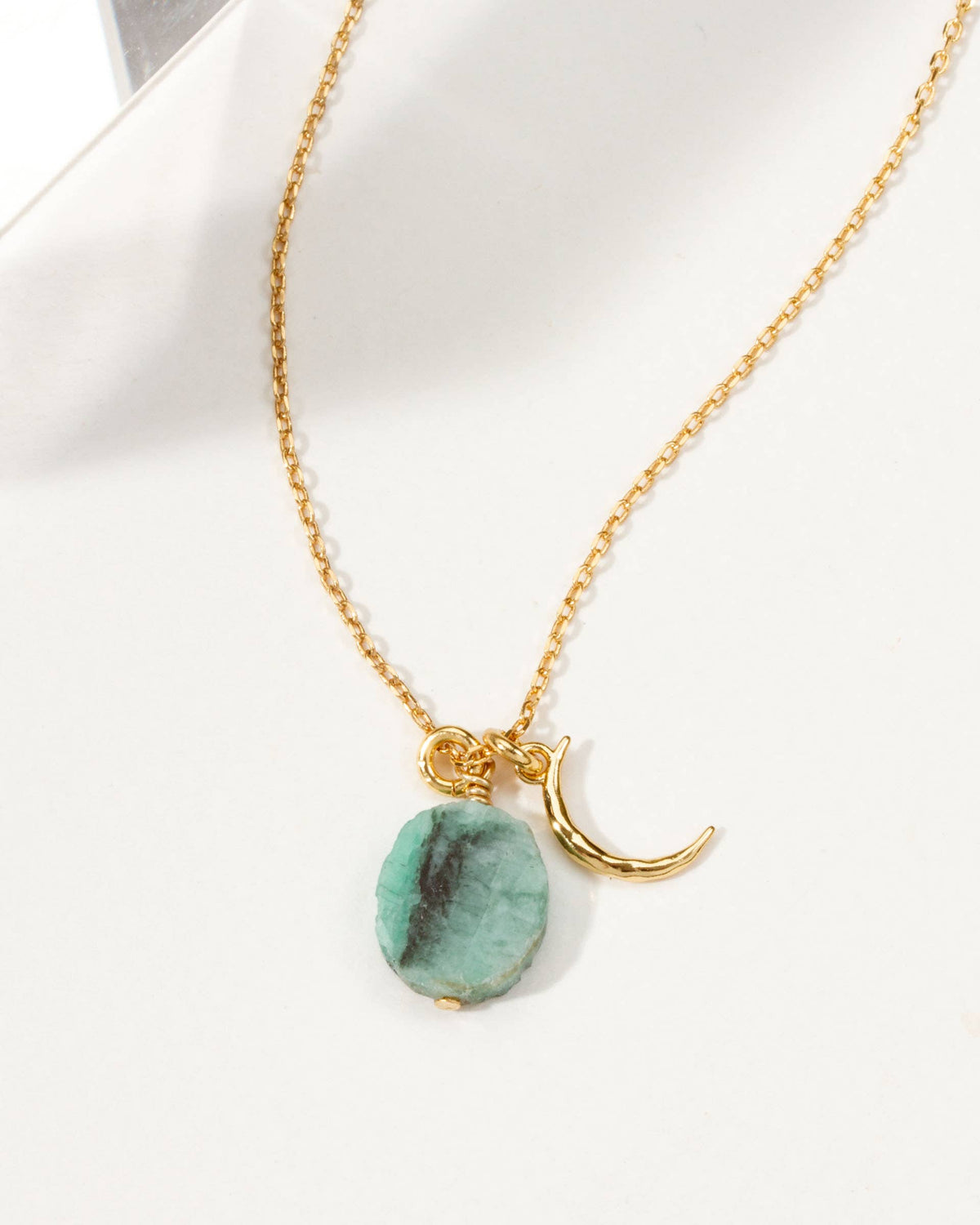 Celestial Being Necklace | Emerald