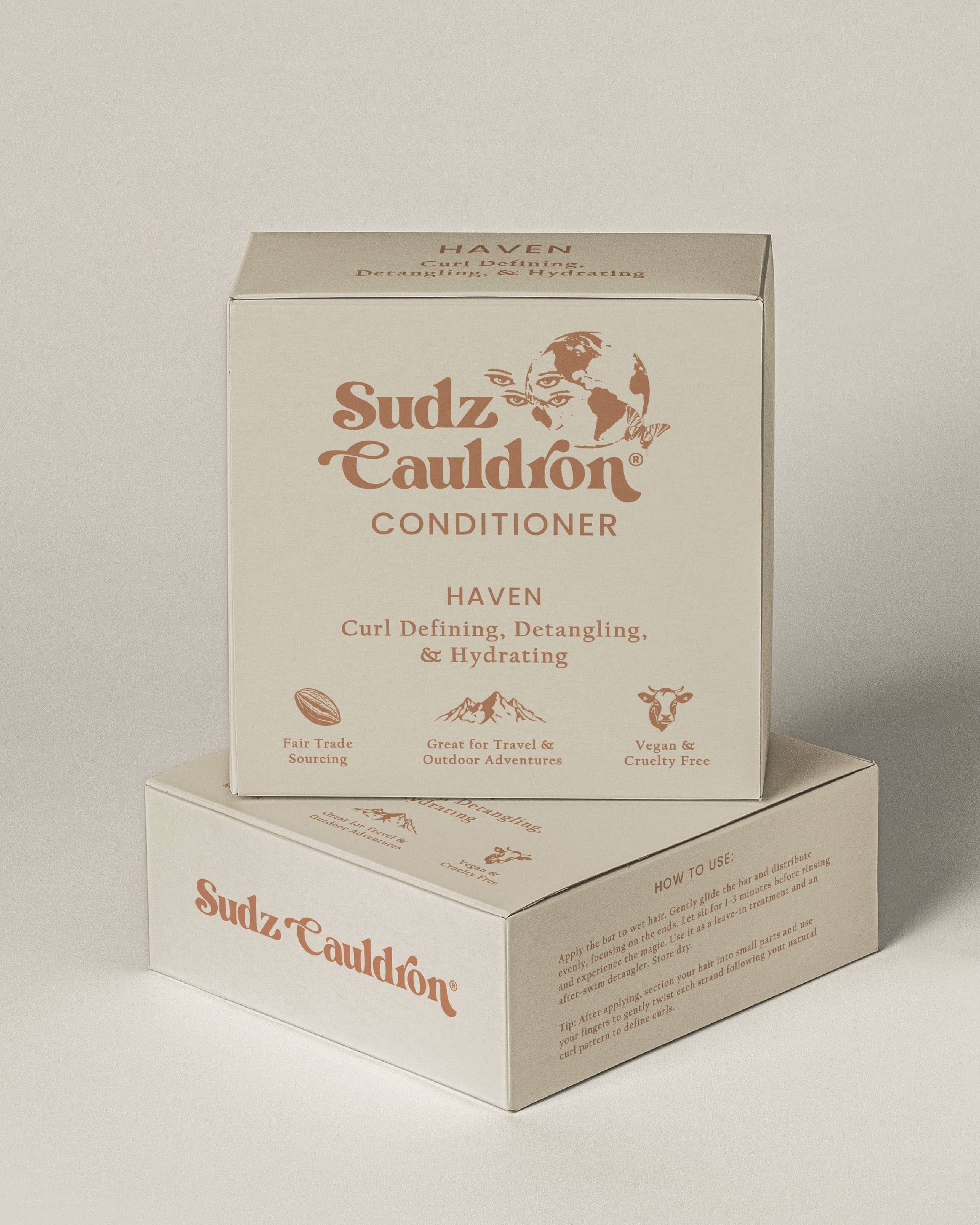 Haven Curl Defining Conditioner Bar – For Curly & Coily Hair | Sudz Cauldron