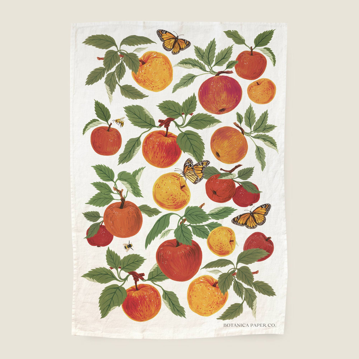 LINEN TEA TOWEL | APPLE ORCHARD