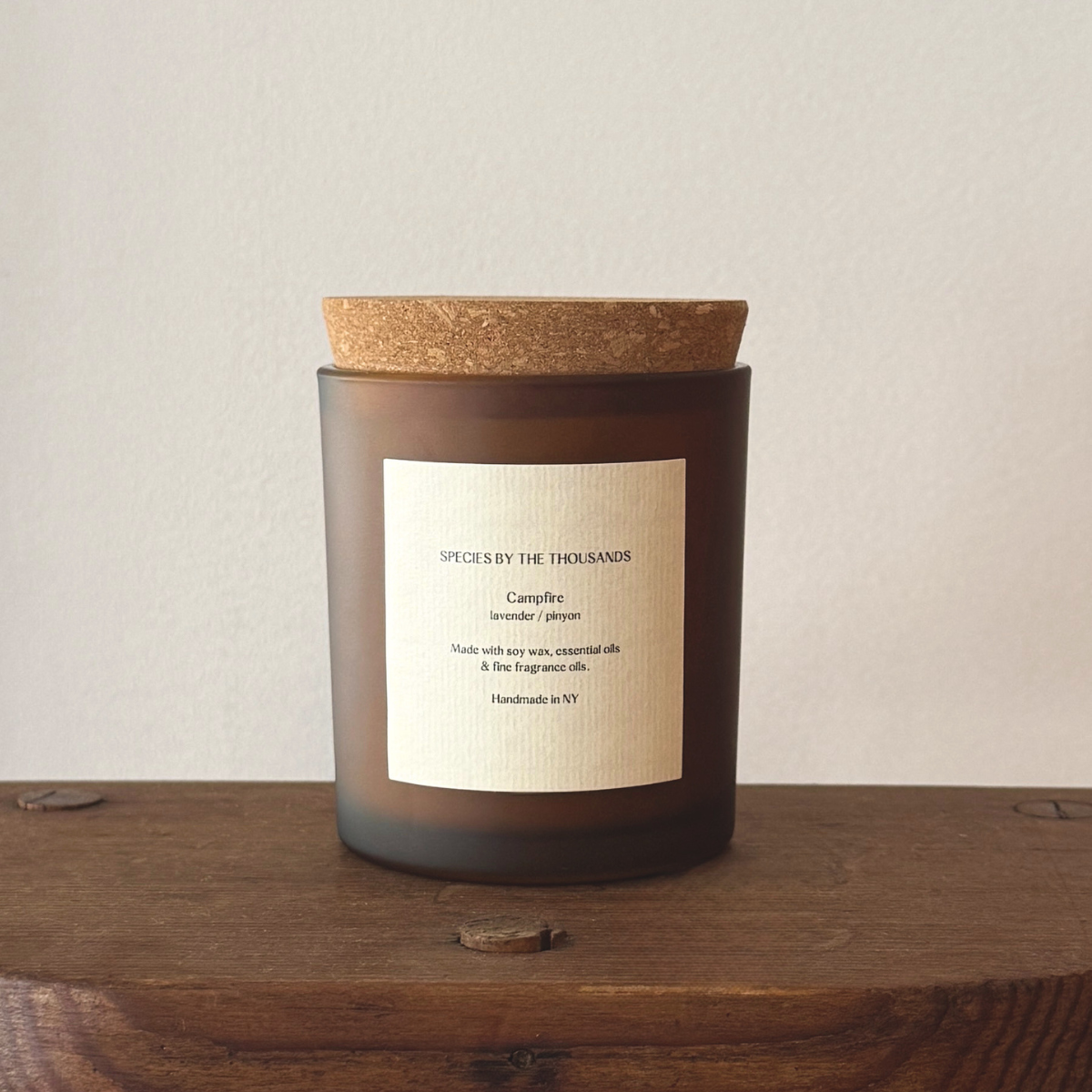 Handcrafted Soy Candle | Campfire + Pinyon + Lavender