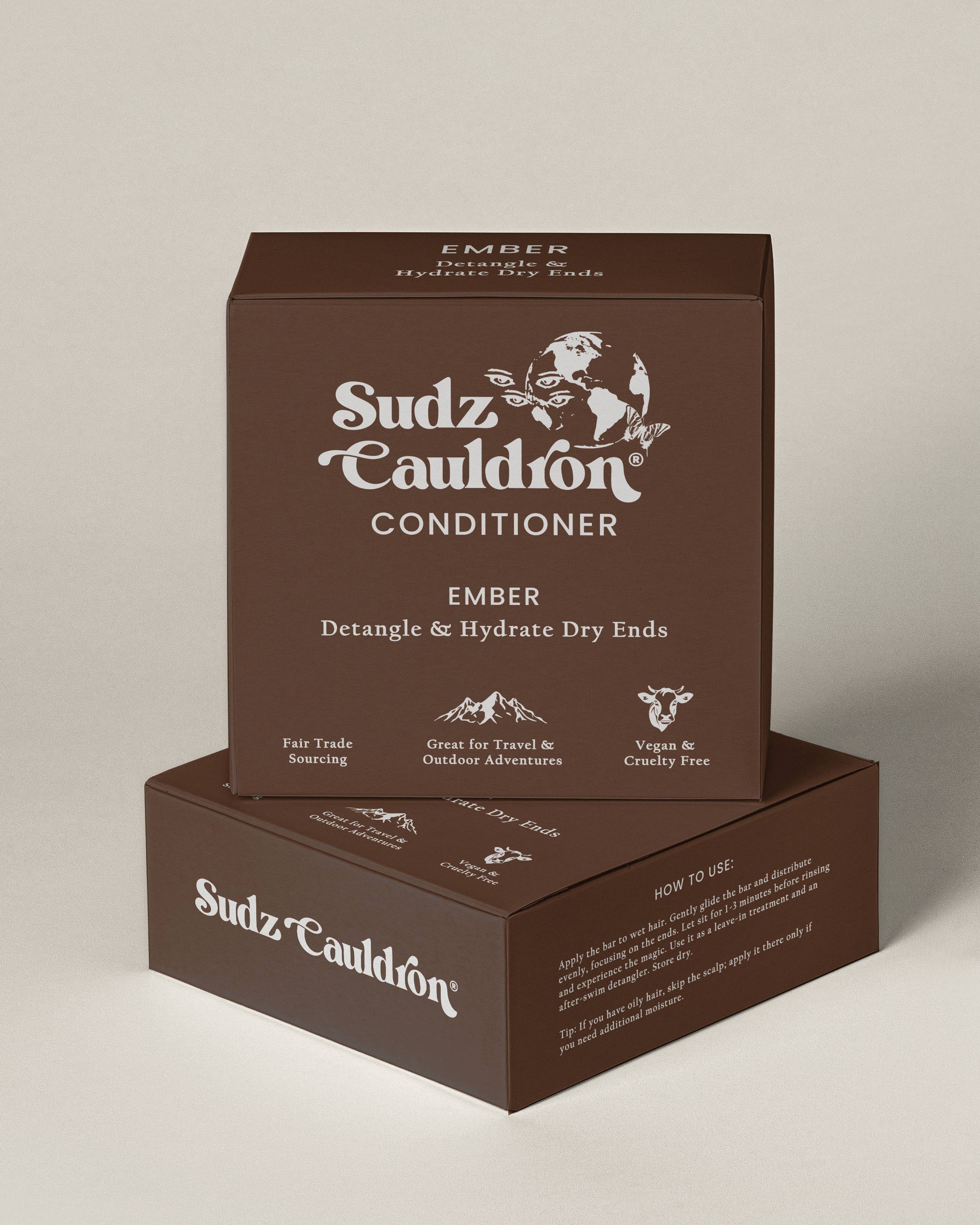 Ember Conditioner Bar Detangle & Hydrate Dry Ends | Sudz Cauldron