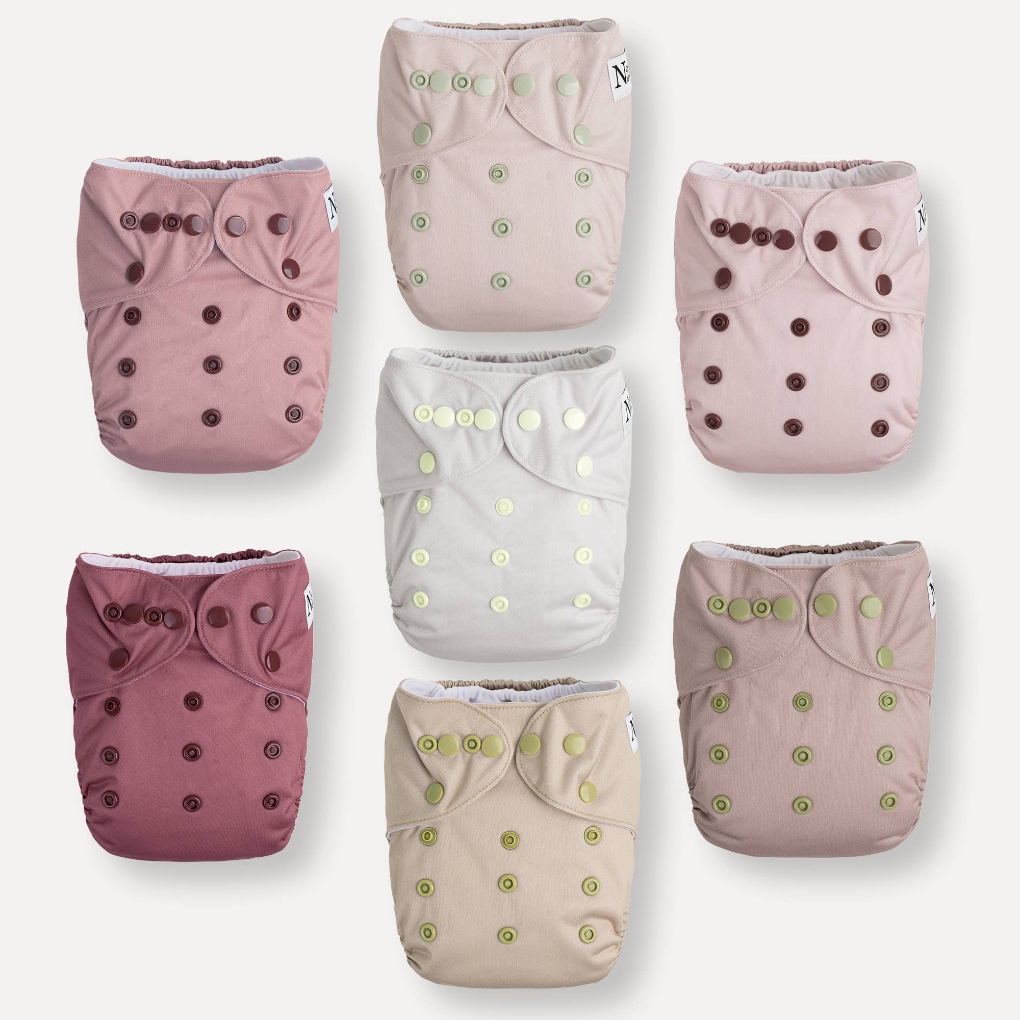 Pocket Diapers with Wet Bag | 7 Pack