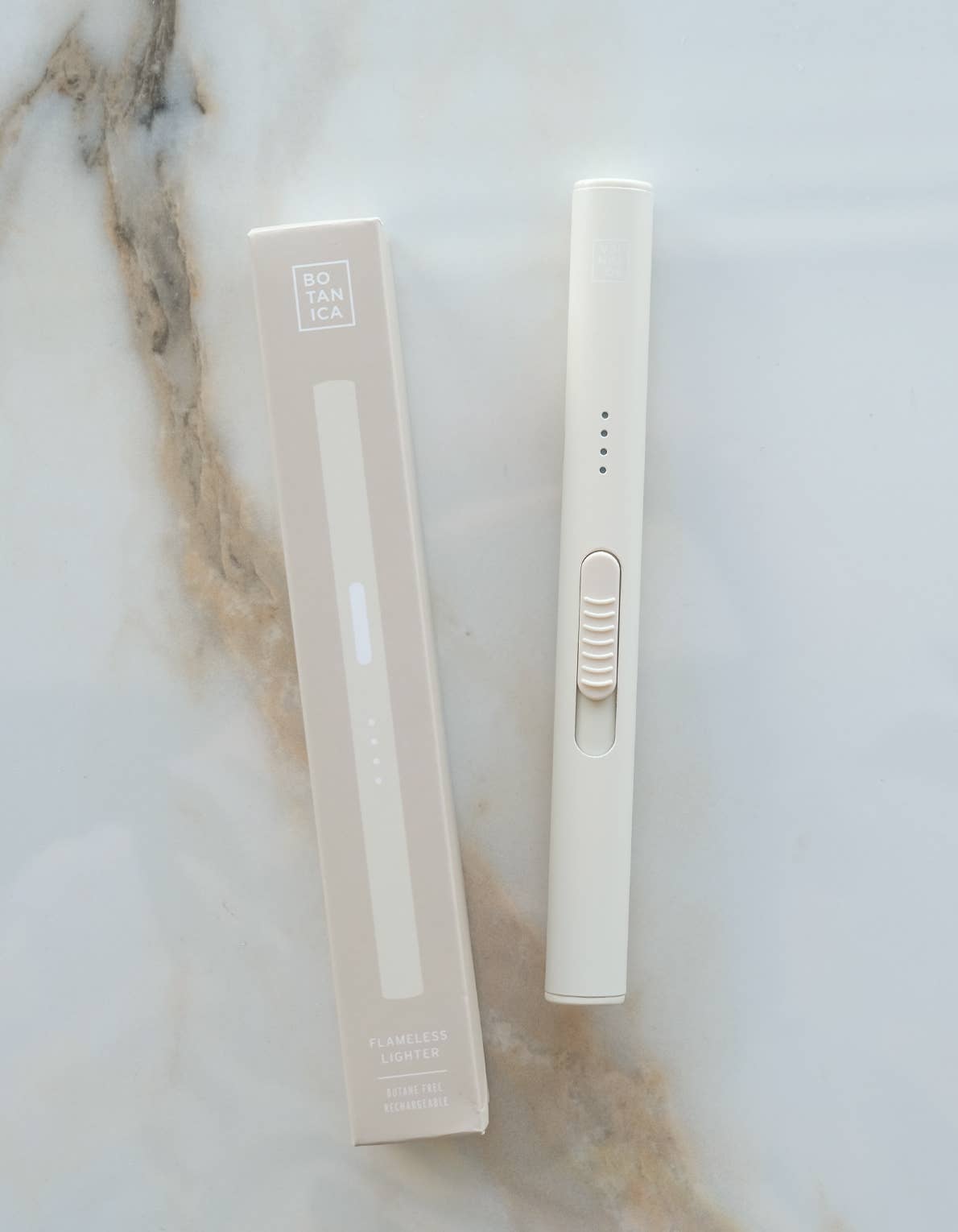 Flameless Rechargeable Lighter | Cream