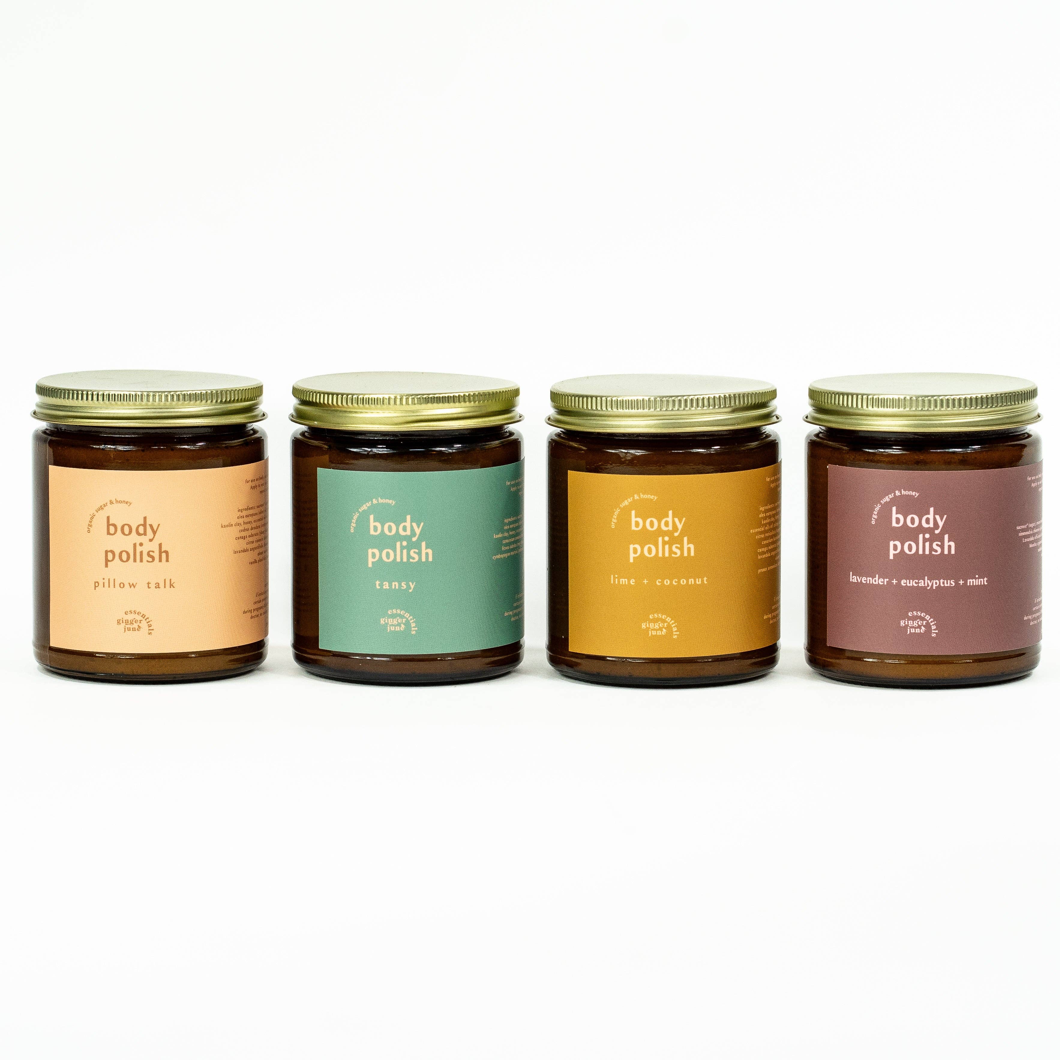 Body Polish BLUE TANSY Cedar, Lavender & Blue Tansy Scrub | Ginger June