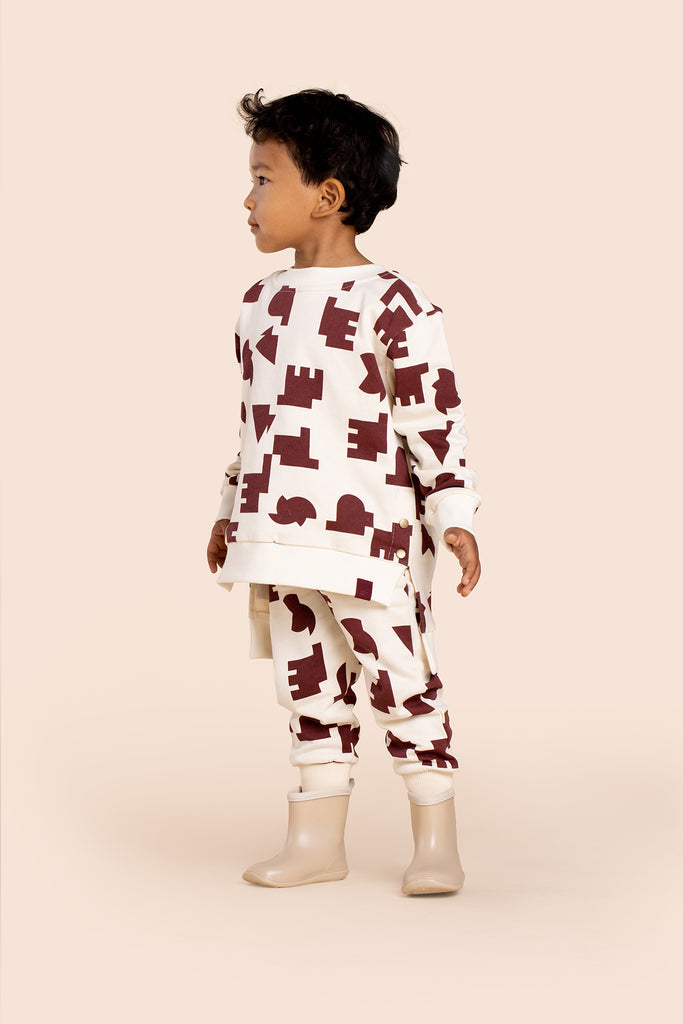 Kids Terry Joggers - Off-white