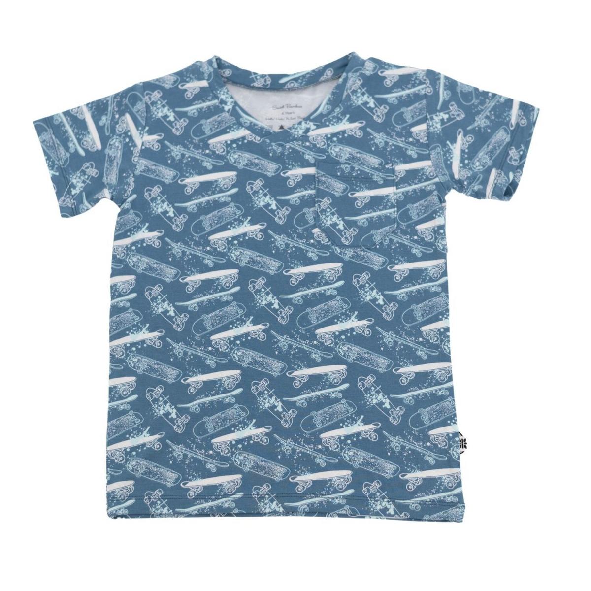 V-Neck Tee - Skateboards