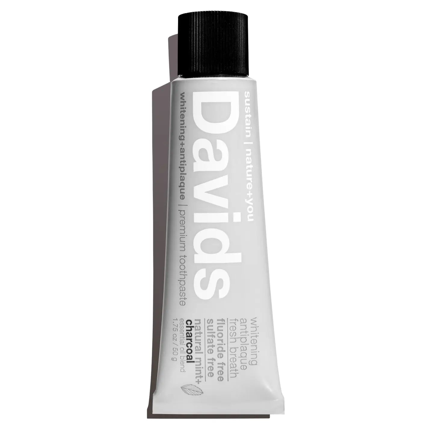 Travel Size Toothpaste- Charcoal + Peppermint