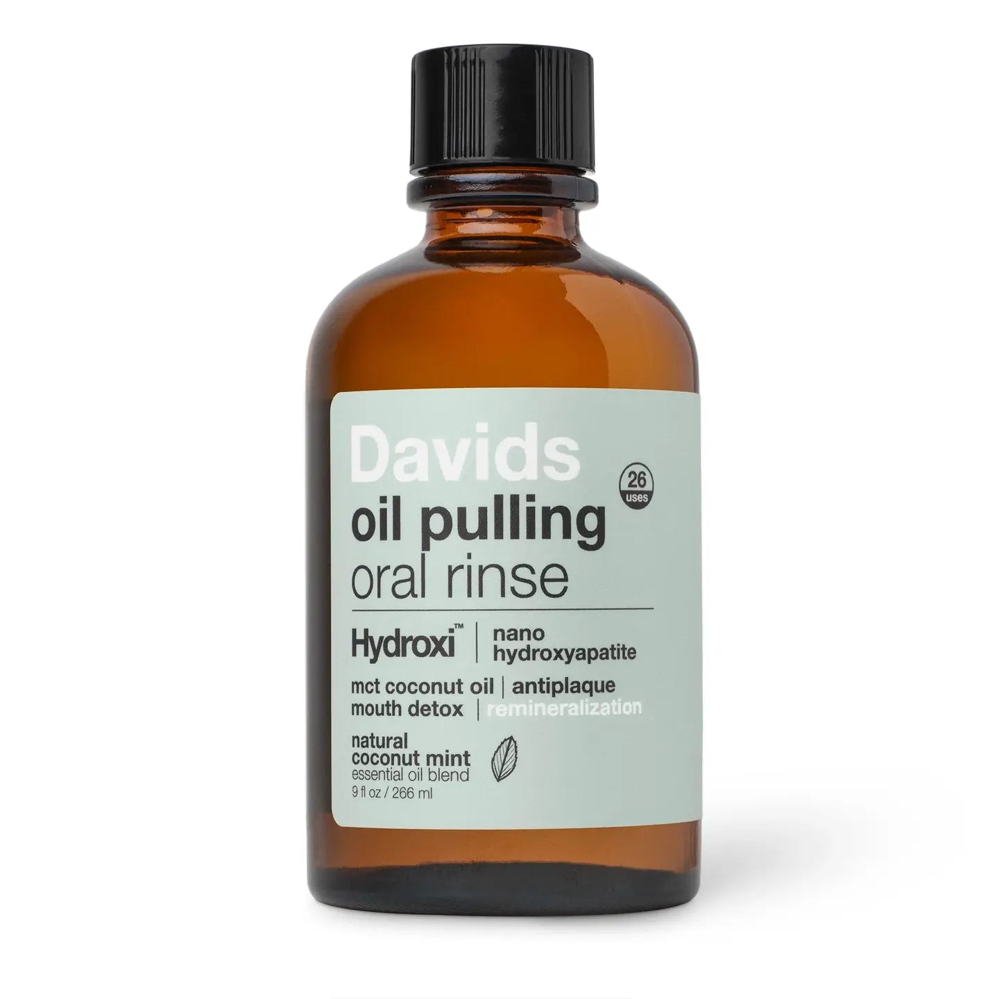 Davids Hydroxi™ Oil Pulling Oral Rinse w/ Nano Hydroxyapatite