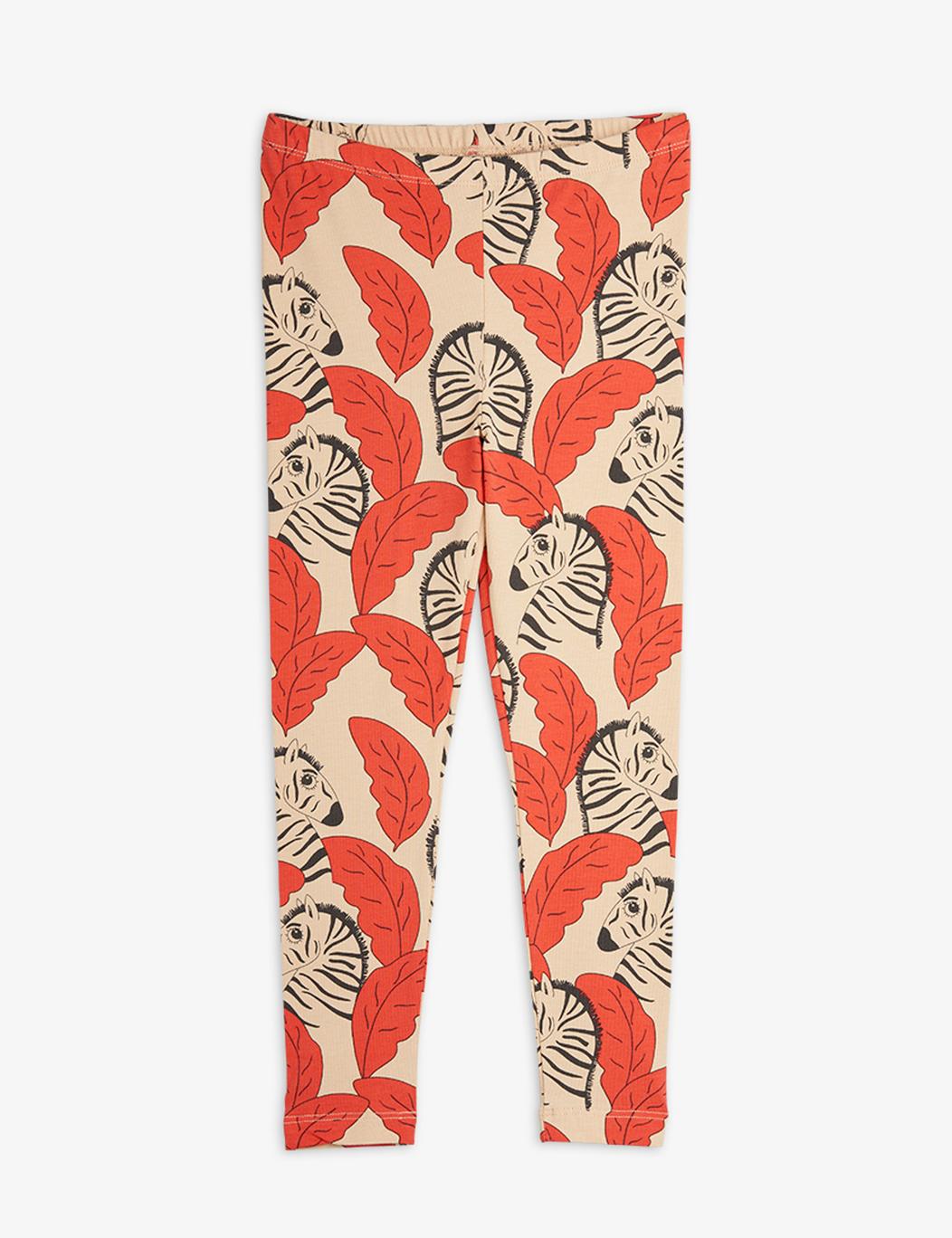 Zebras Aop Leggings - Red