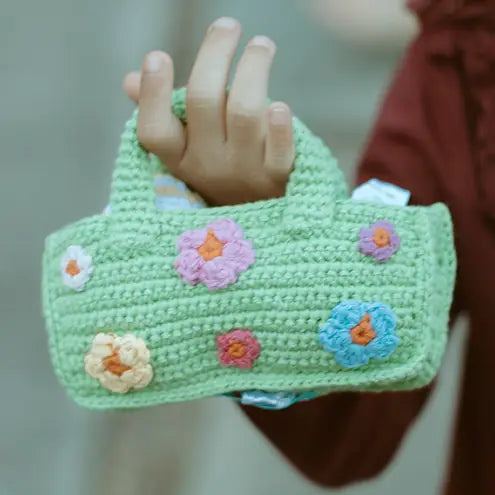 Easter Basket with Plush Eggs