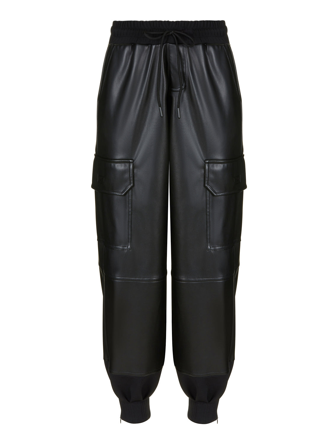 Knitted Jogging Pants - Black