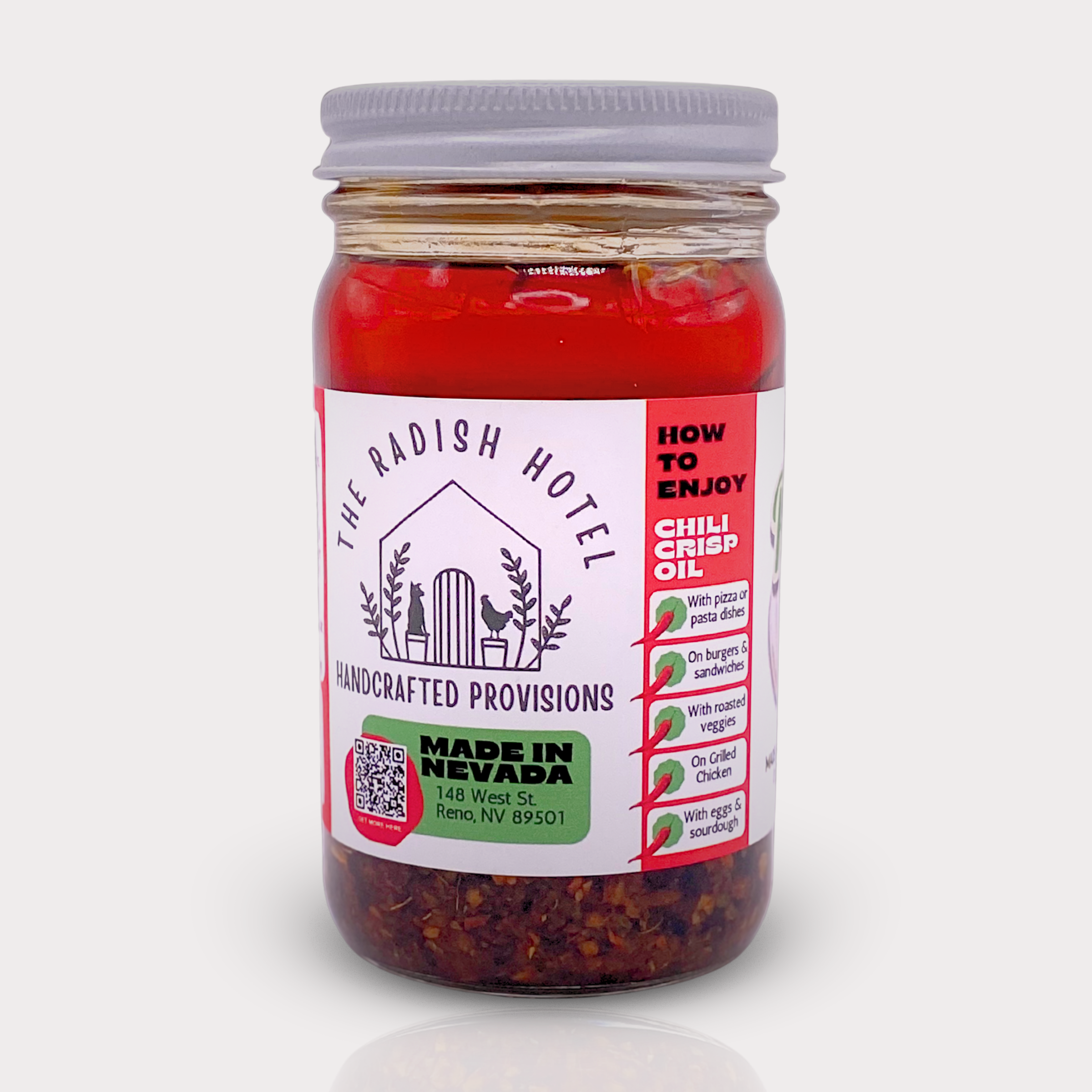 Organic Pizza Garlic Chili Crisp Oil