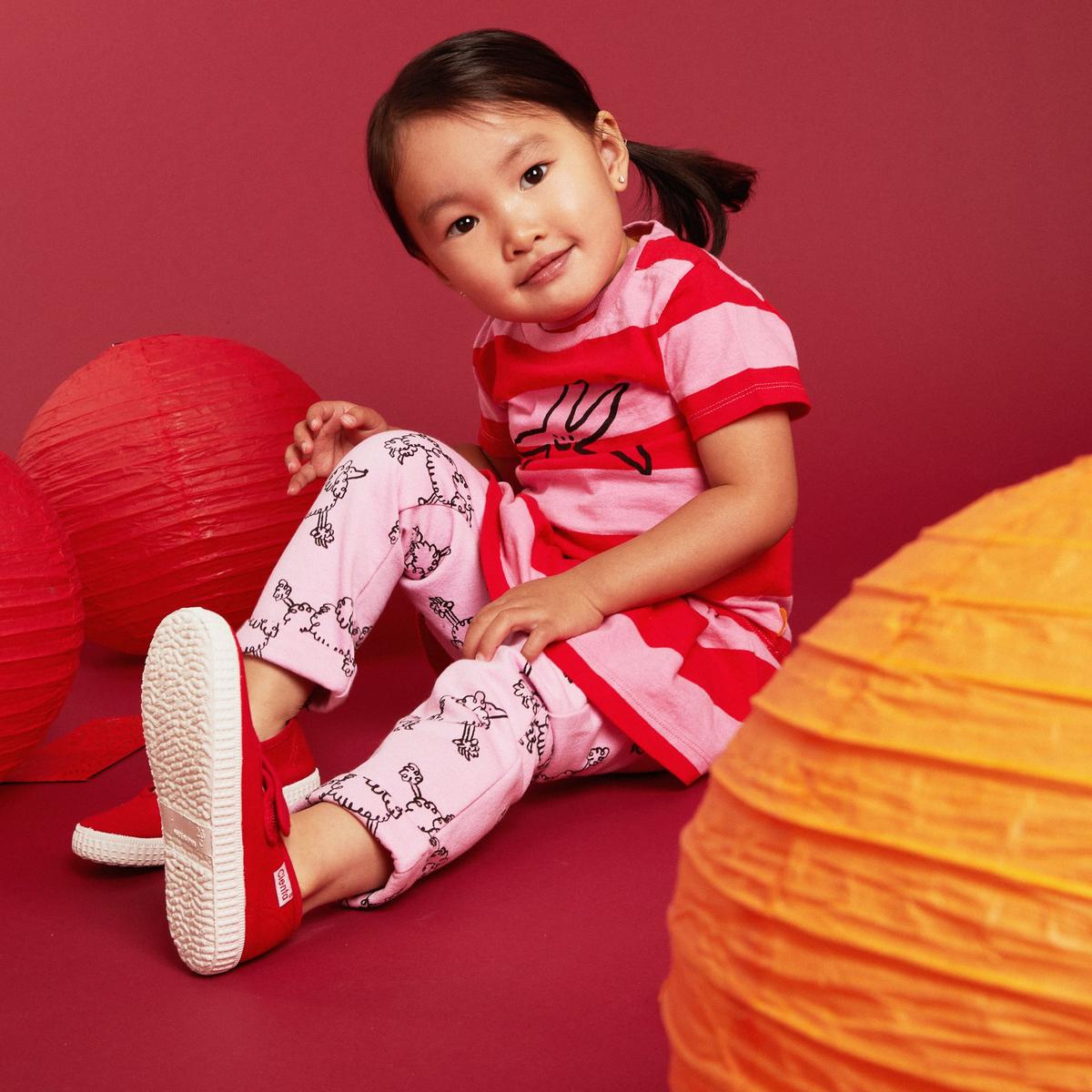 Recycled Cotton Coco Baby Pant - Bonbon