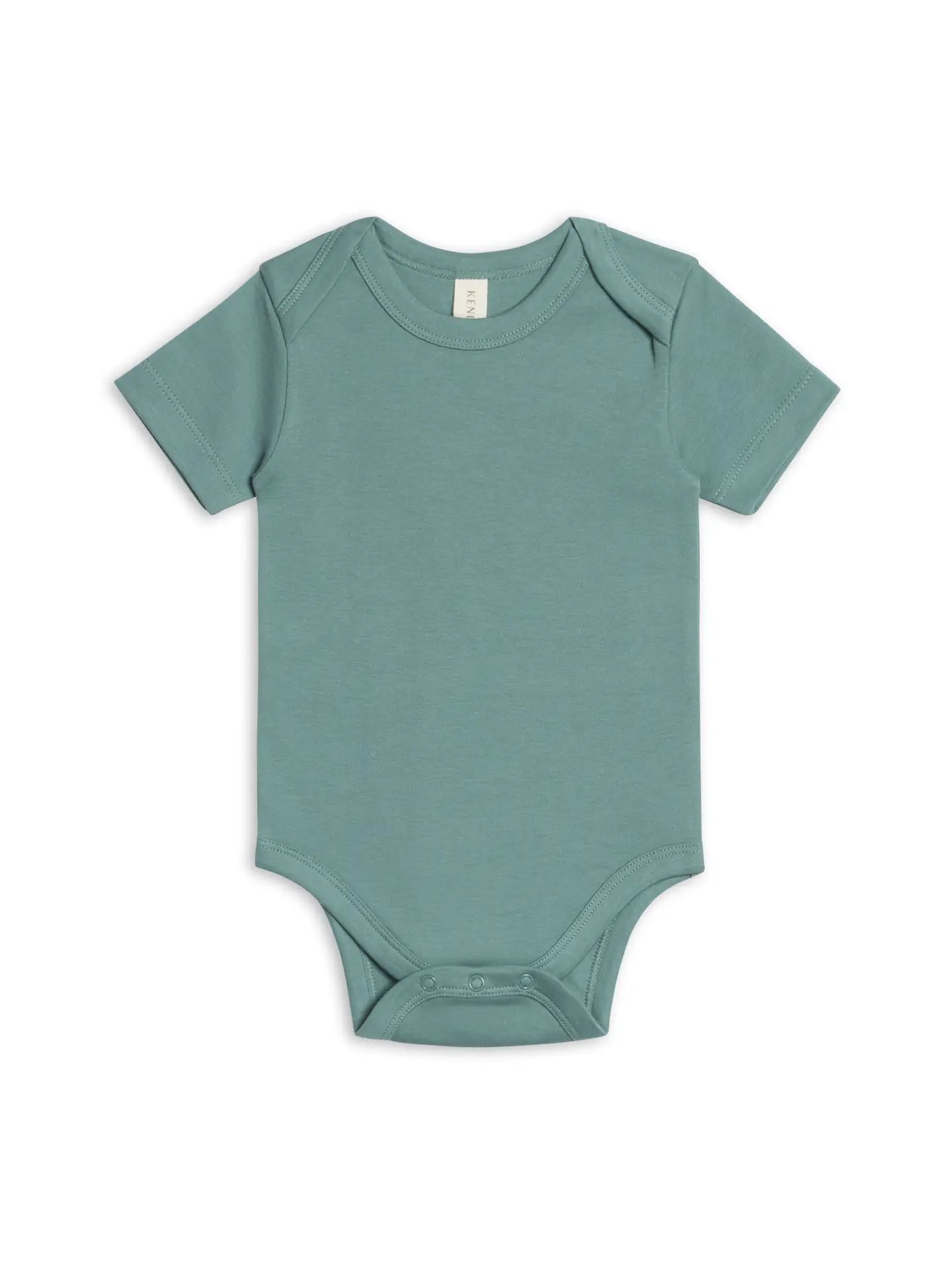 Organic Cotton Short-Sleeve Baby Onesie