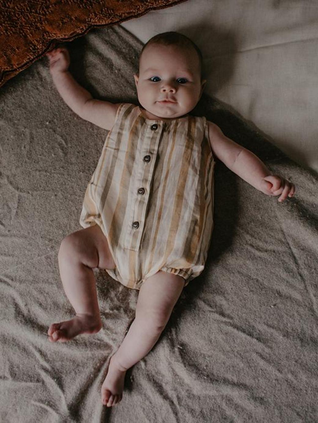 The Freedom Romper - Desert Stripe