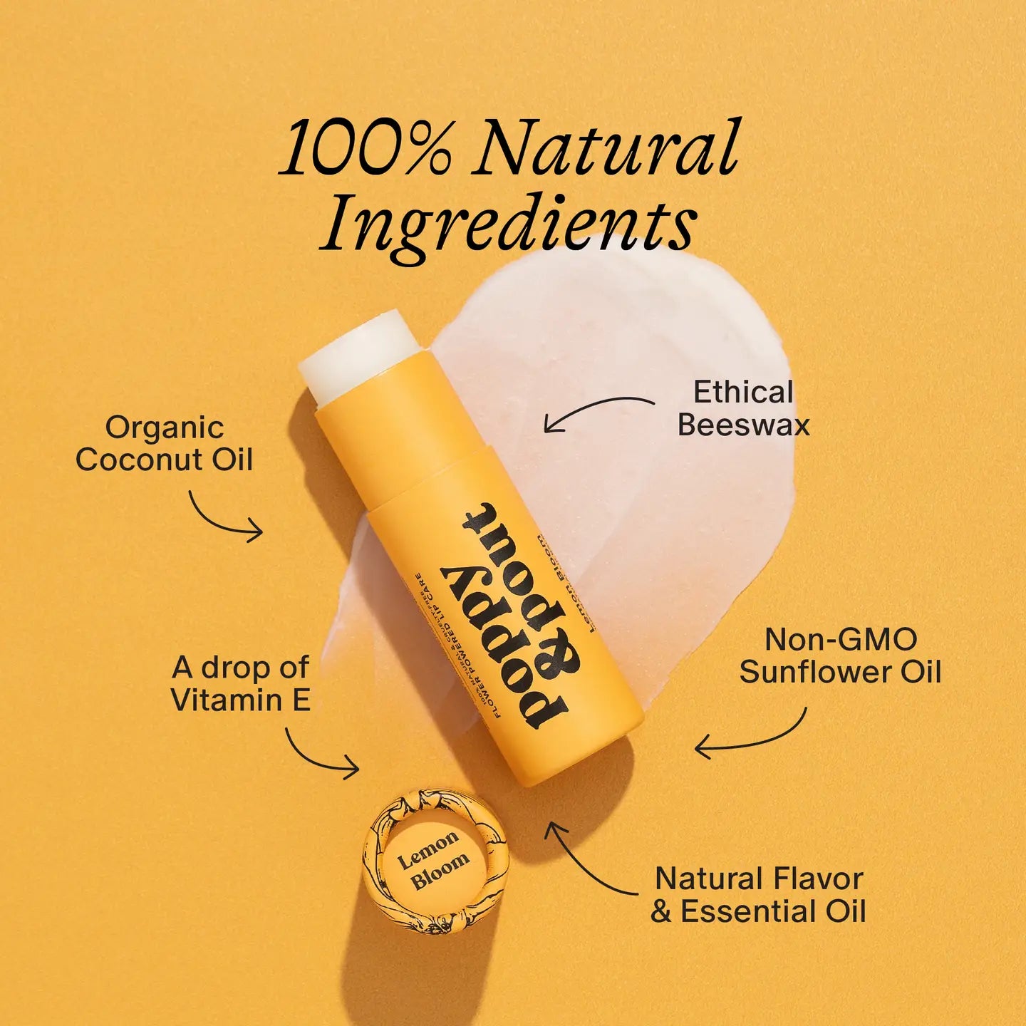 Natural Lip Balm | Poppy & Pout