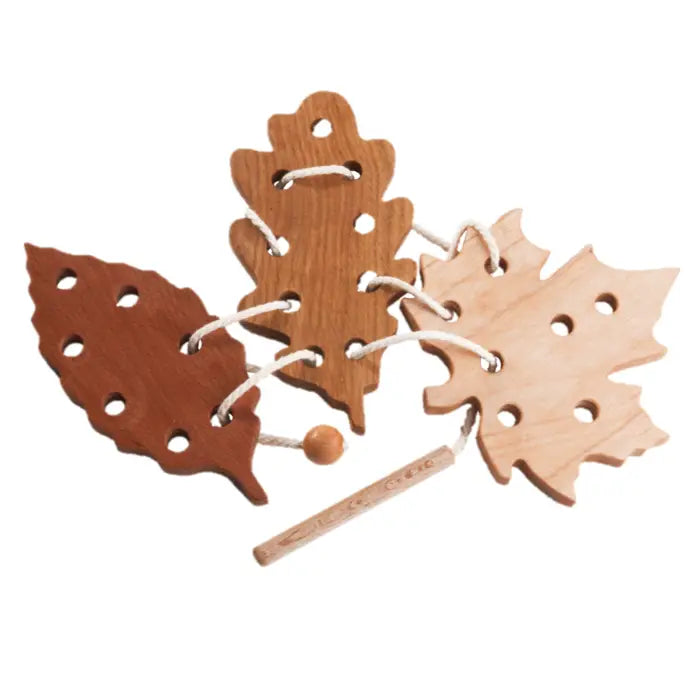 Montessori Wooden Lacing Toy
