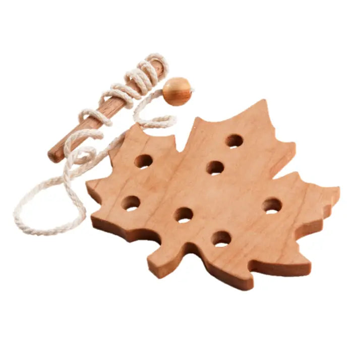 Montessori Wooden Lacing Toy