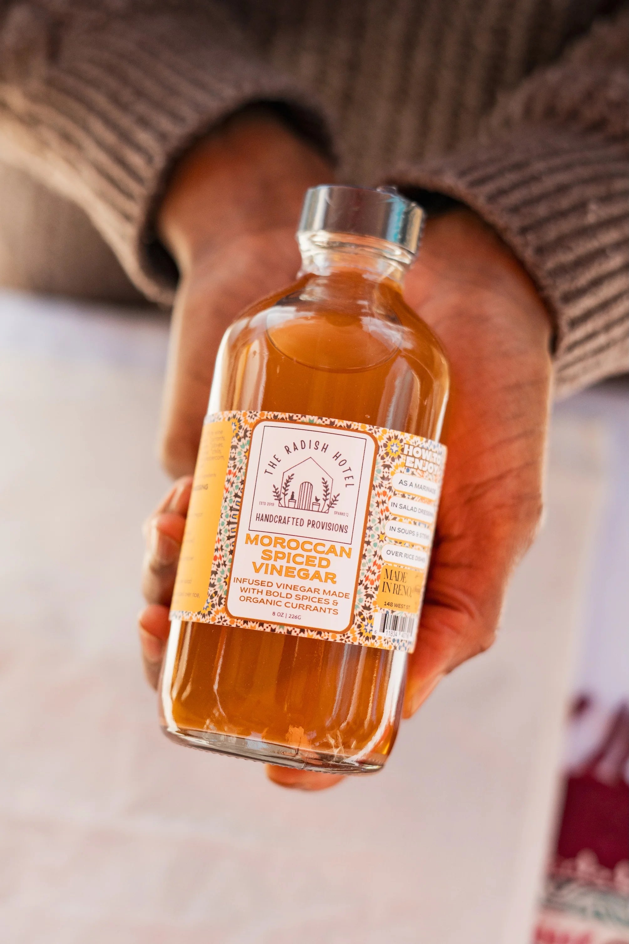 Seasonal Organic Infused Vinegar